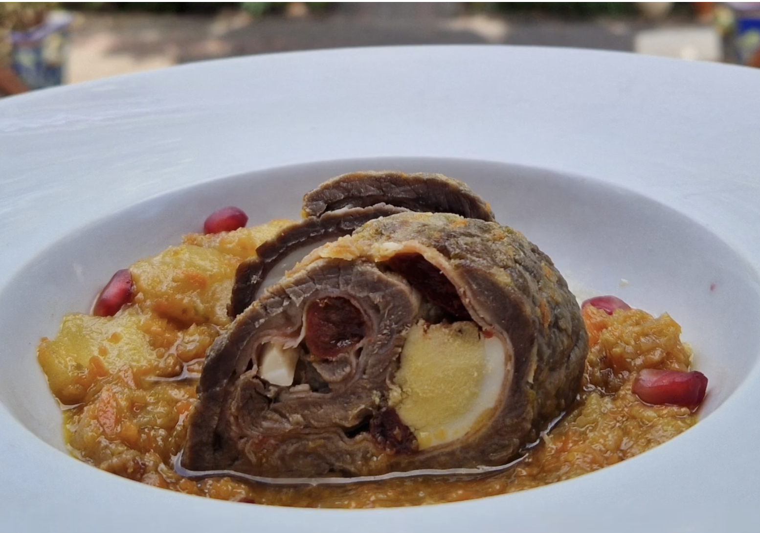 Falsomagru Sicilian roulade of beef