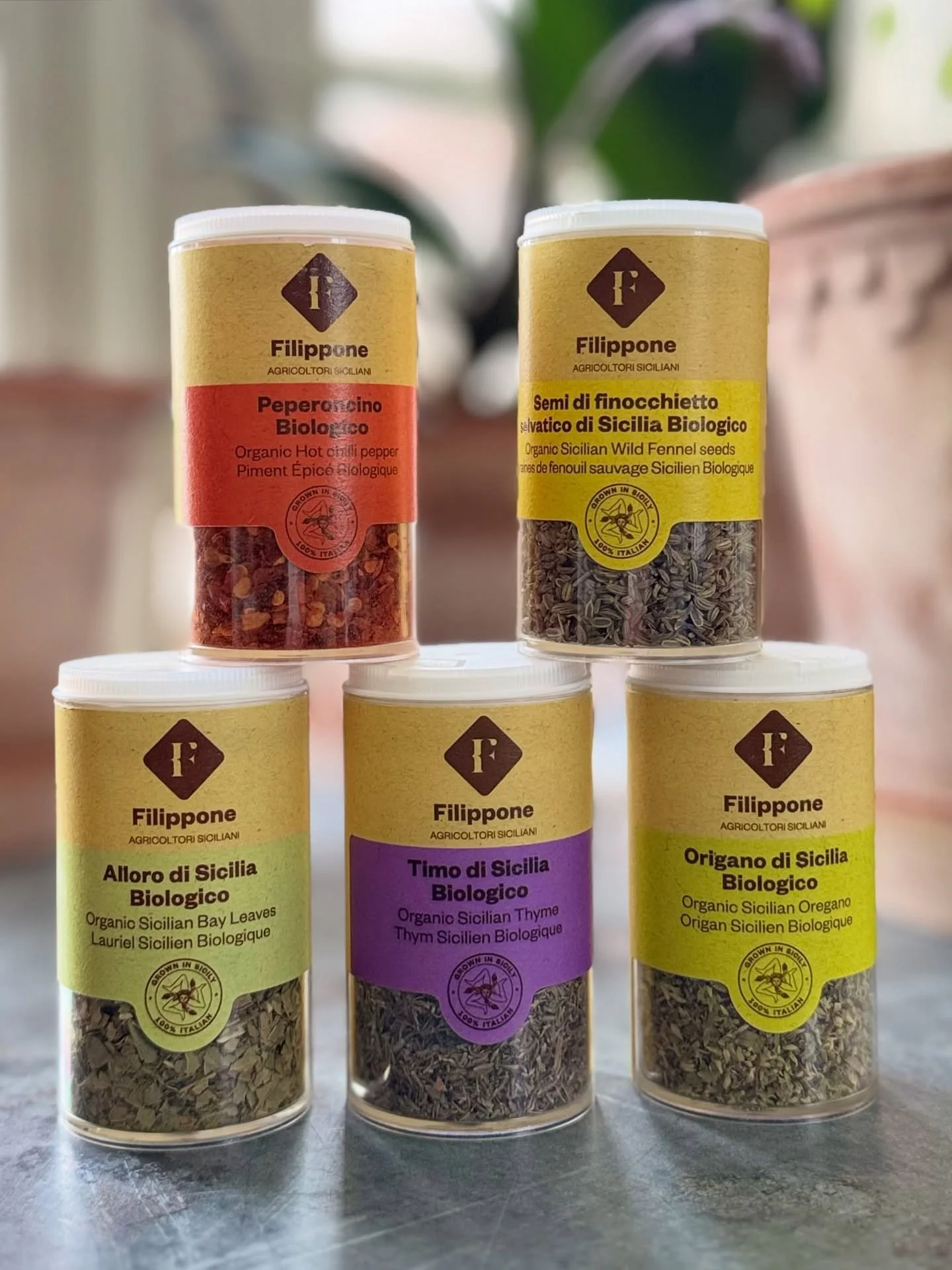 So happy to have organic herbs 🌿 from Agricola Filippone @agricolafilippone that are the backbone of Sicilian flavors we love. Gandolfo and his family have been cultivating the lands of the Sicilian Madonie mountain for generations using methods tha