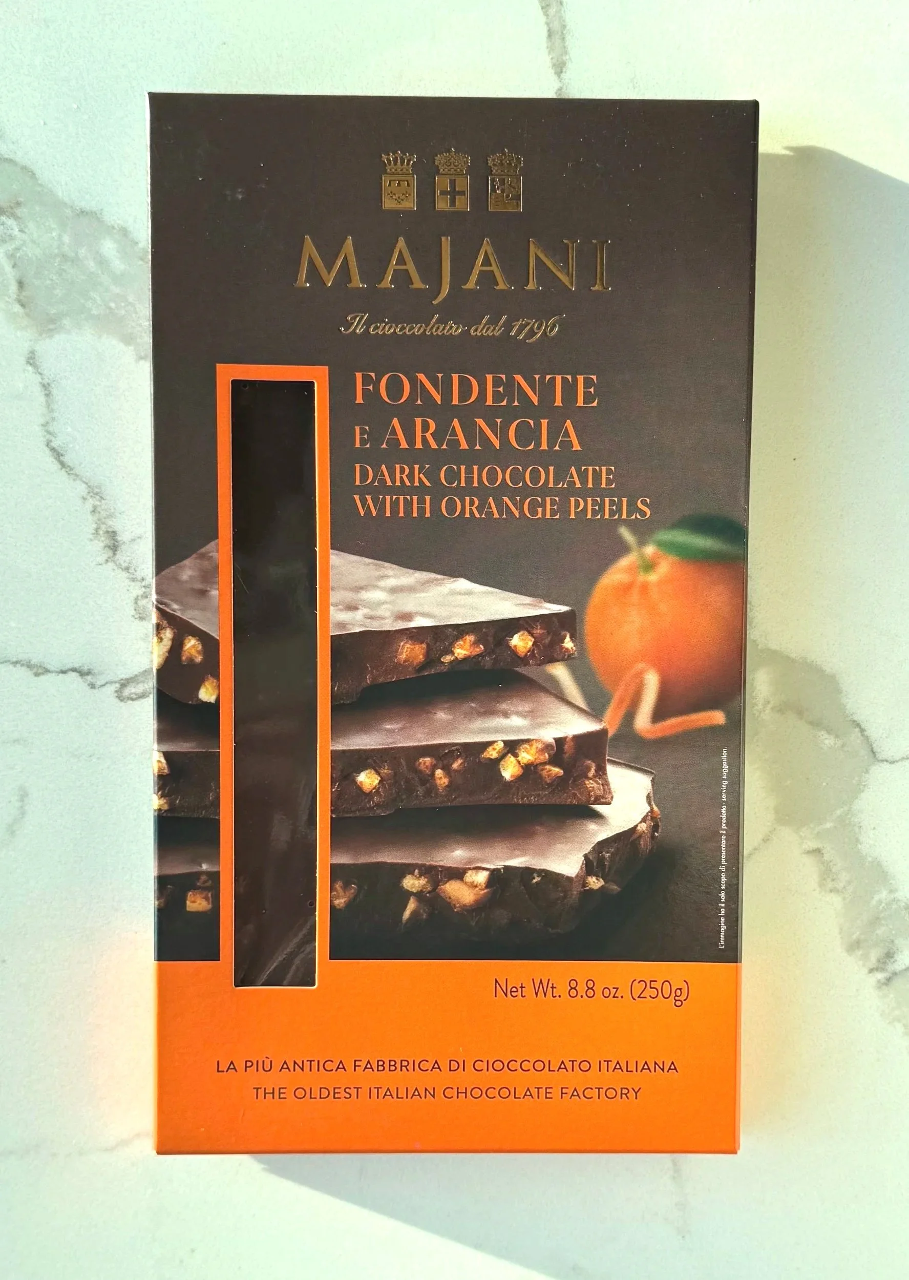 Majani Dark Chocolate with Candied Orange Peel
