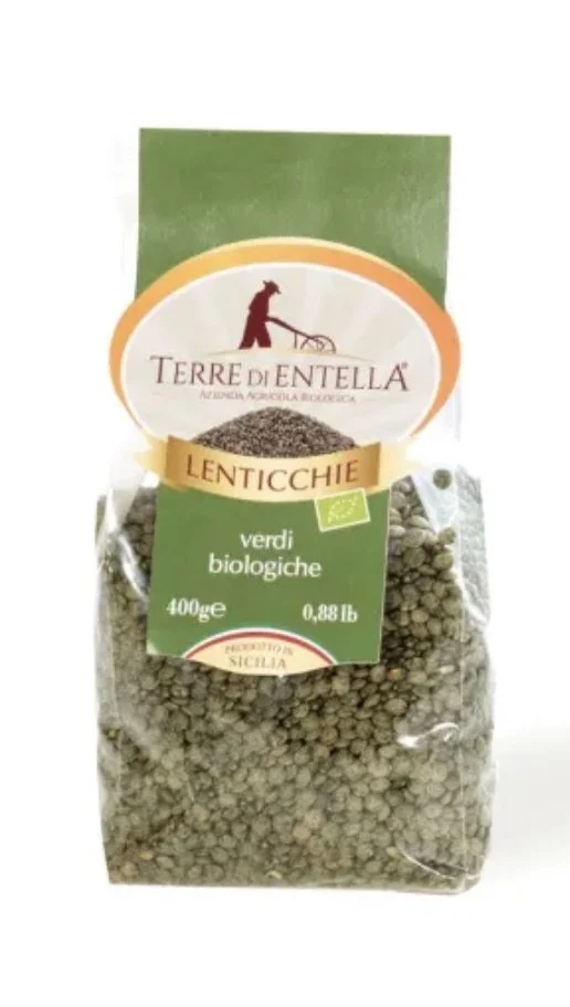 Organic Sicilian Small Green Lentils by Terre di Entella