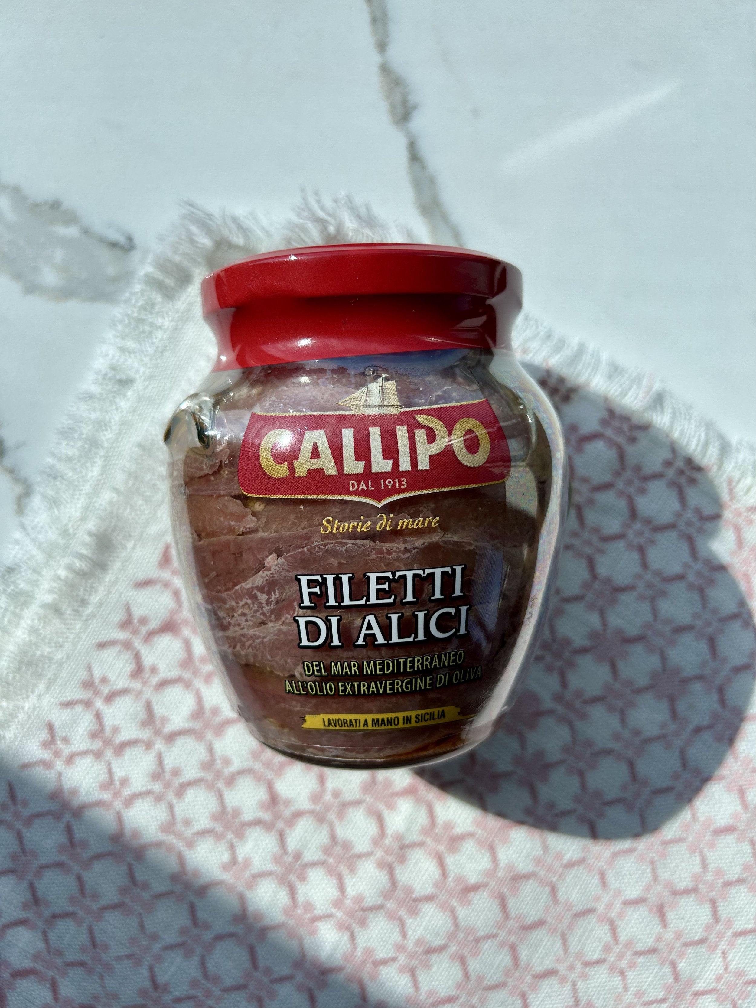 Coming Soon! Callipo Filetti di Alici -Anchovies-in Extra Virgin Olive Oil