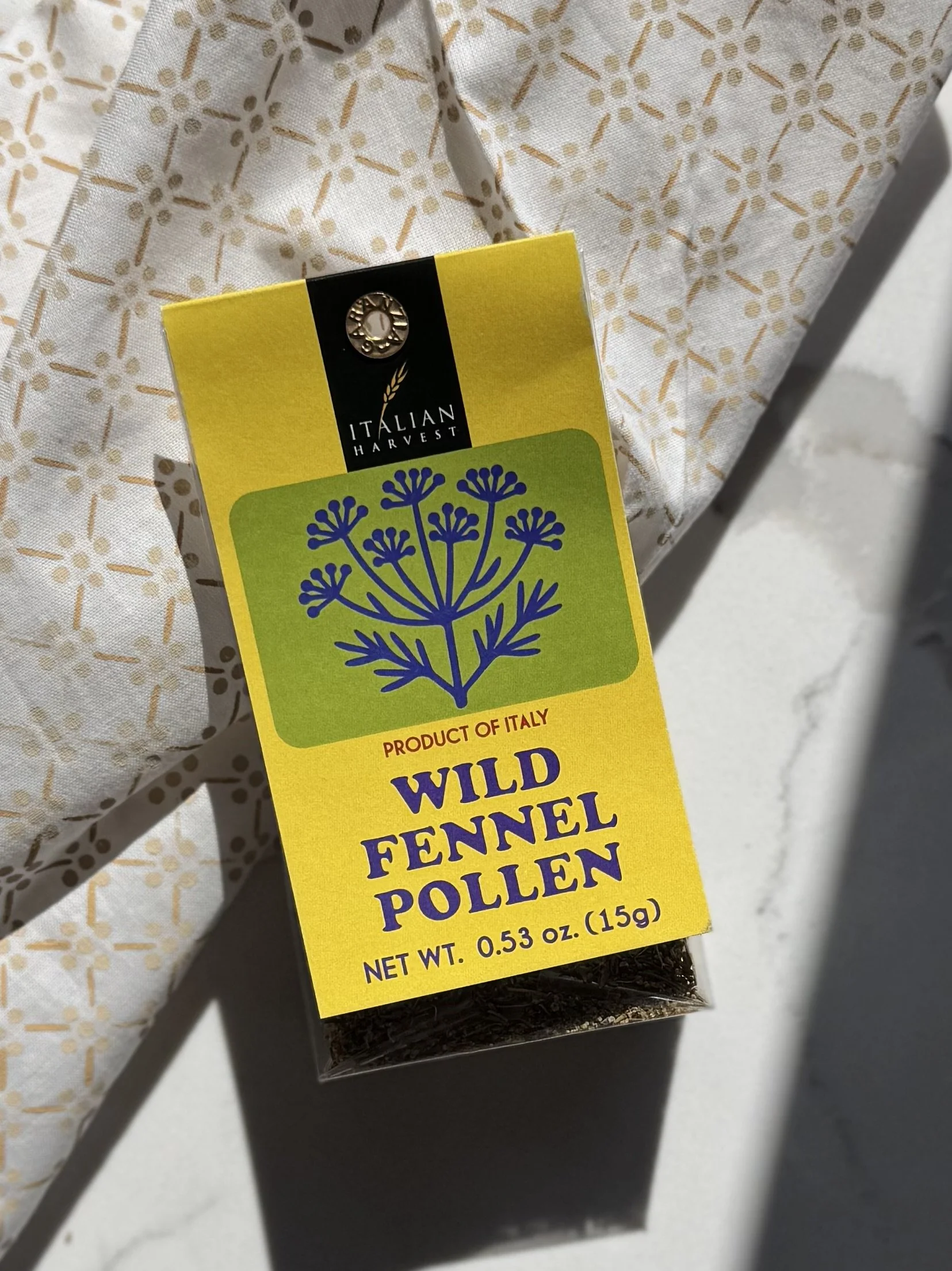 NEW! Wild Fennel Pollen "Fiori di Finocchietto Selvatico" by Cuore Verde Natura
