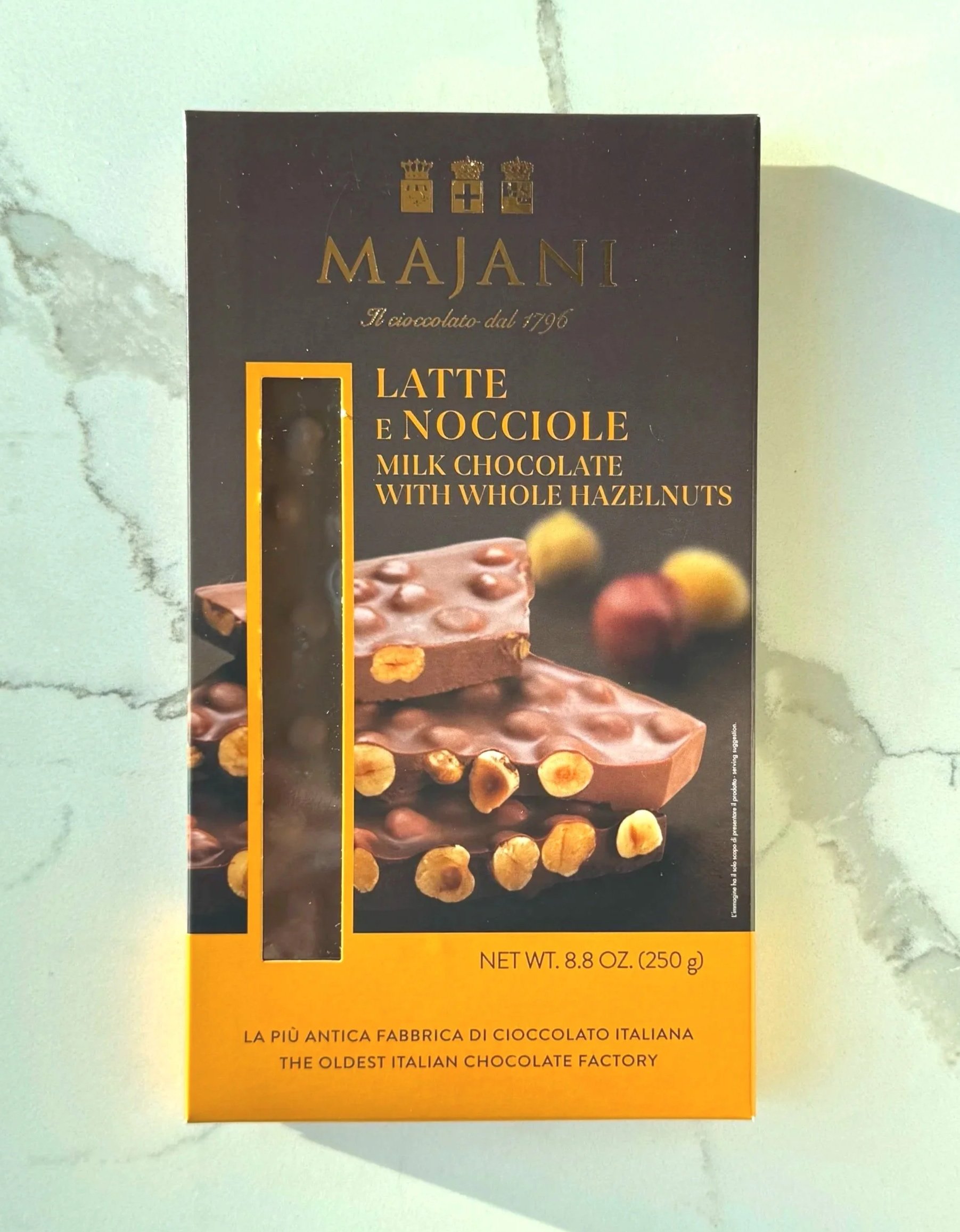 Majani Milk Chocolate with Whole Hazelnuts