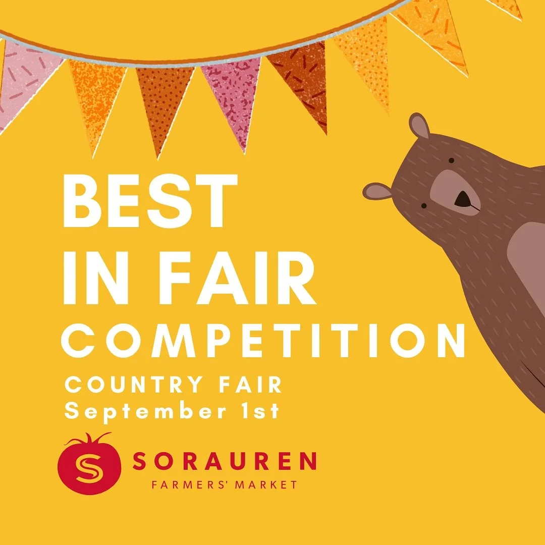 Be sure to apply for our best in fair categories! Best cookie, best cake/loaf, best pickle and best jam!! The form is on our main page!!