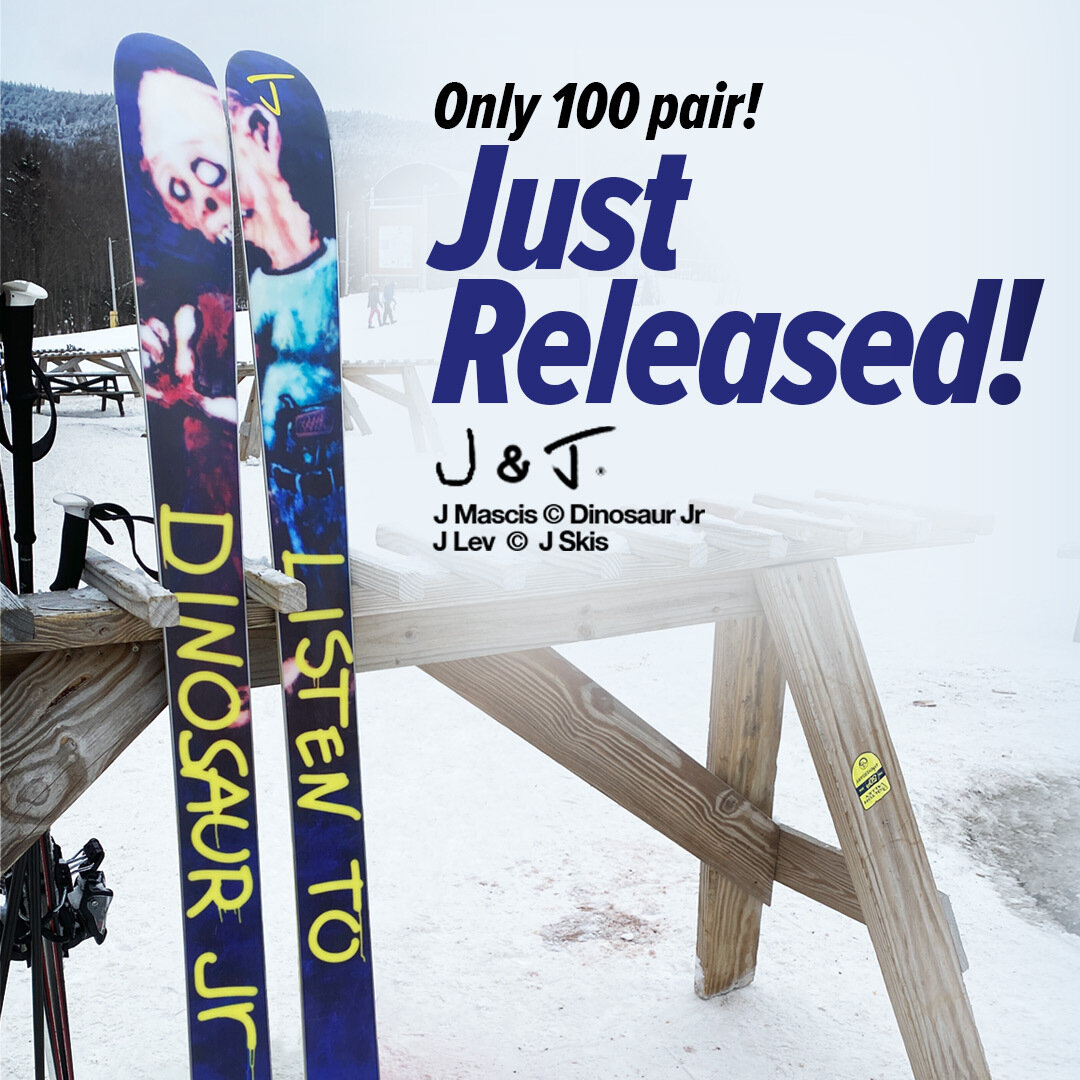 Custom Dinosaur Jr. Collaboration with J Skis