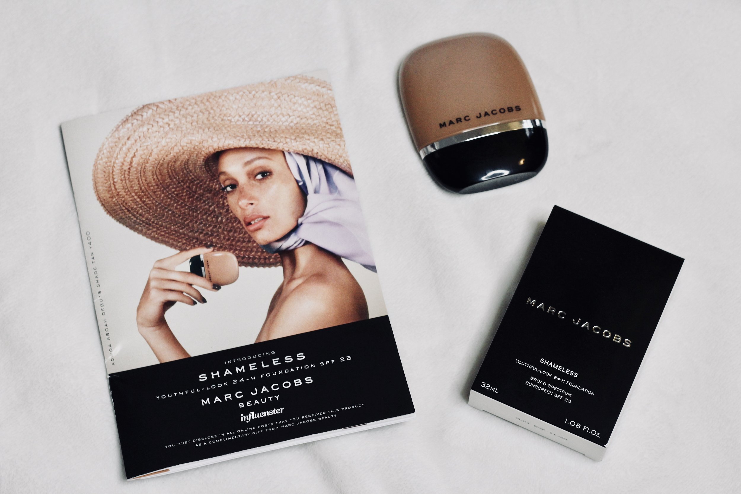 Marc Jacobs Shameless Foundation Review | I had the opportunity to try the new foundation from Marc Jacobs and shared my honest thoughts. Read more on the blog.