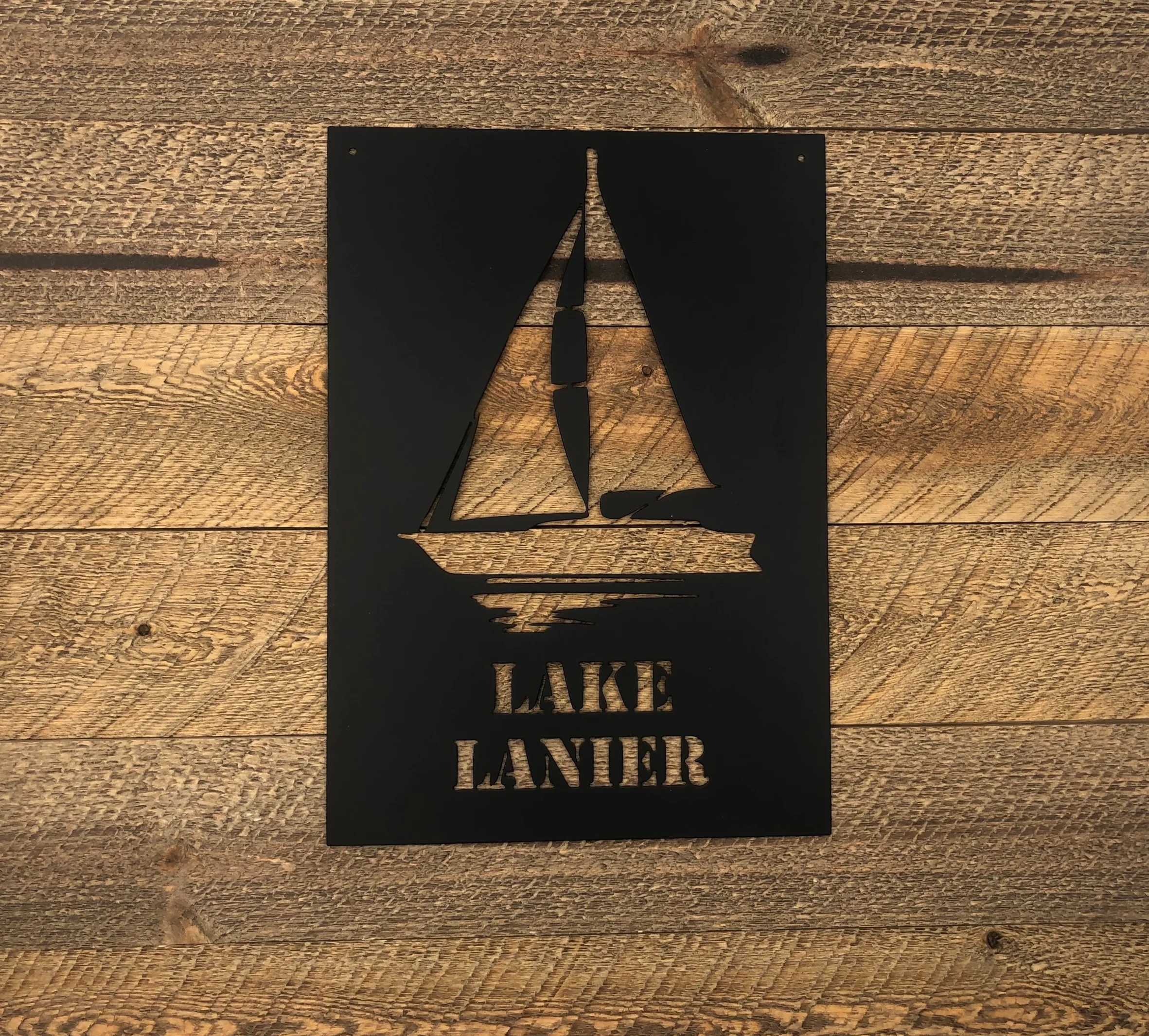 "Sail Boat" Lake (Personalized)