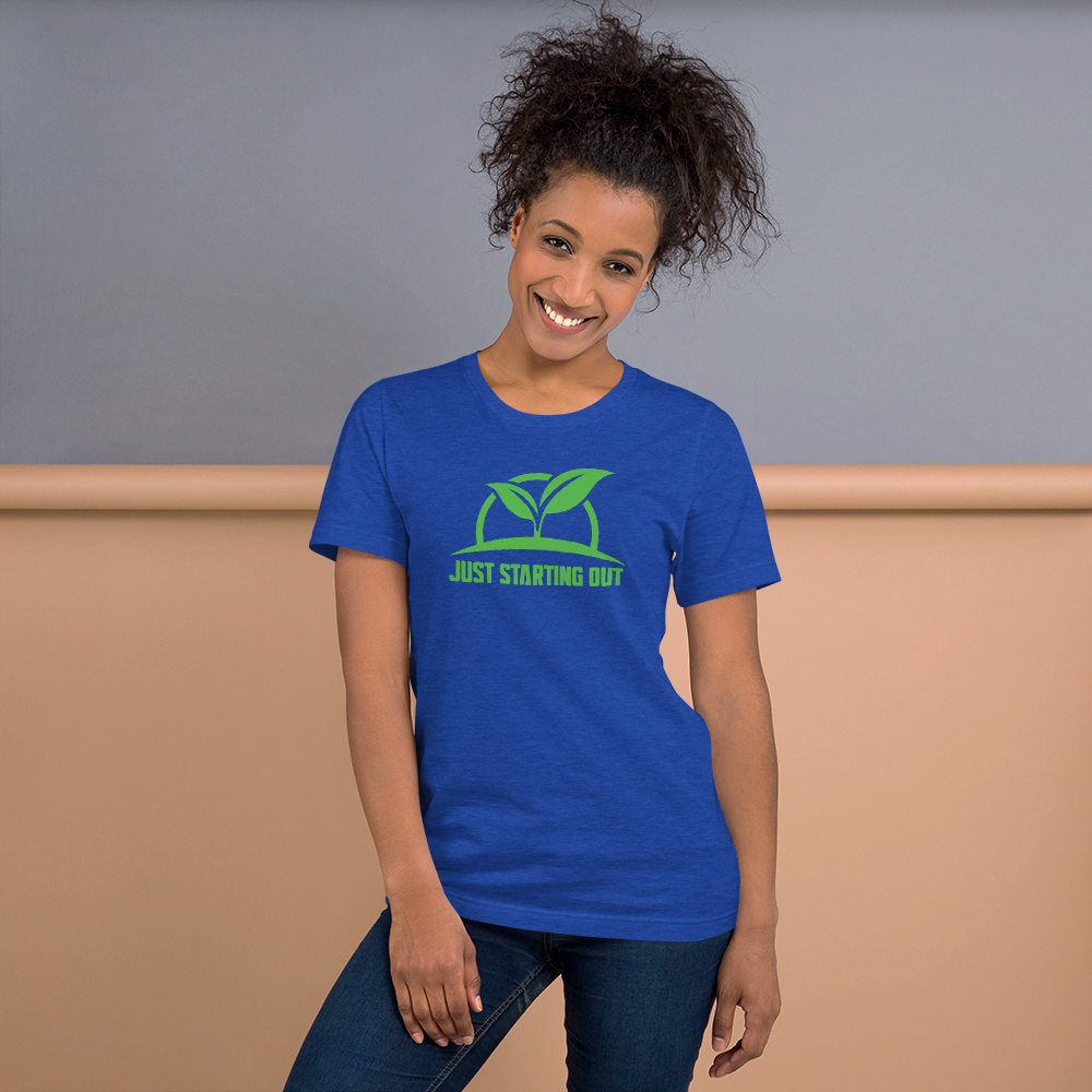 Just-Starting-Out_Logo-01-(1)_mockup_Front_Womens-Lifestyle_Heather-True-Royal.png