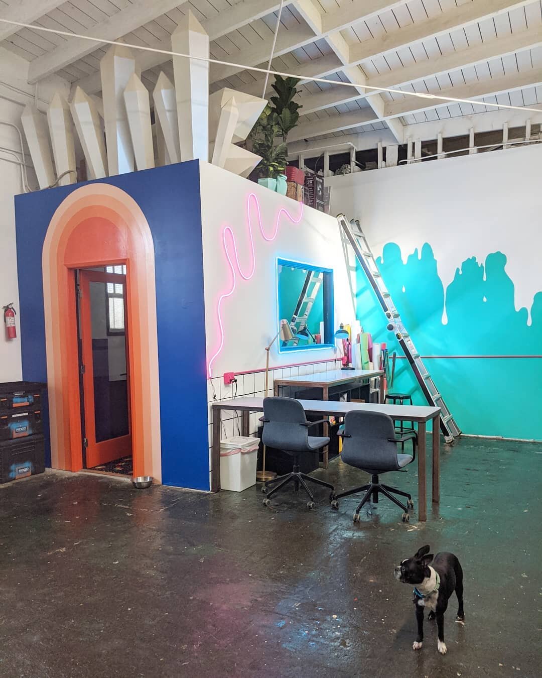 Check out our somewhat new and highly improved, space of business. We are stoked to produce all of your creative endeavors and build new immersive worlds together. Come visit us and tell us about all of your dreams!
🍾🎈🎊🎨🖌️🔨 #artmafia #community