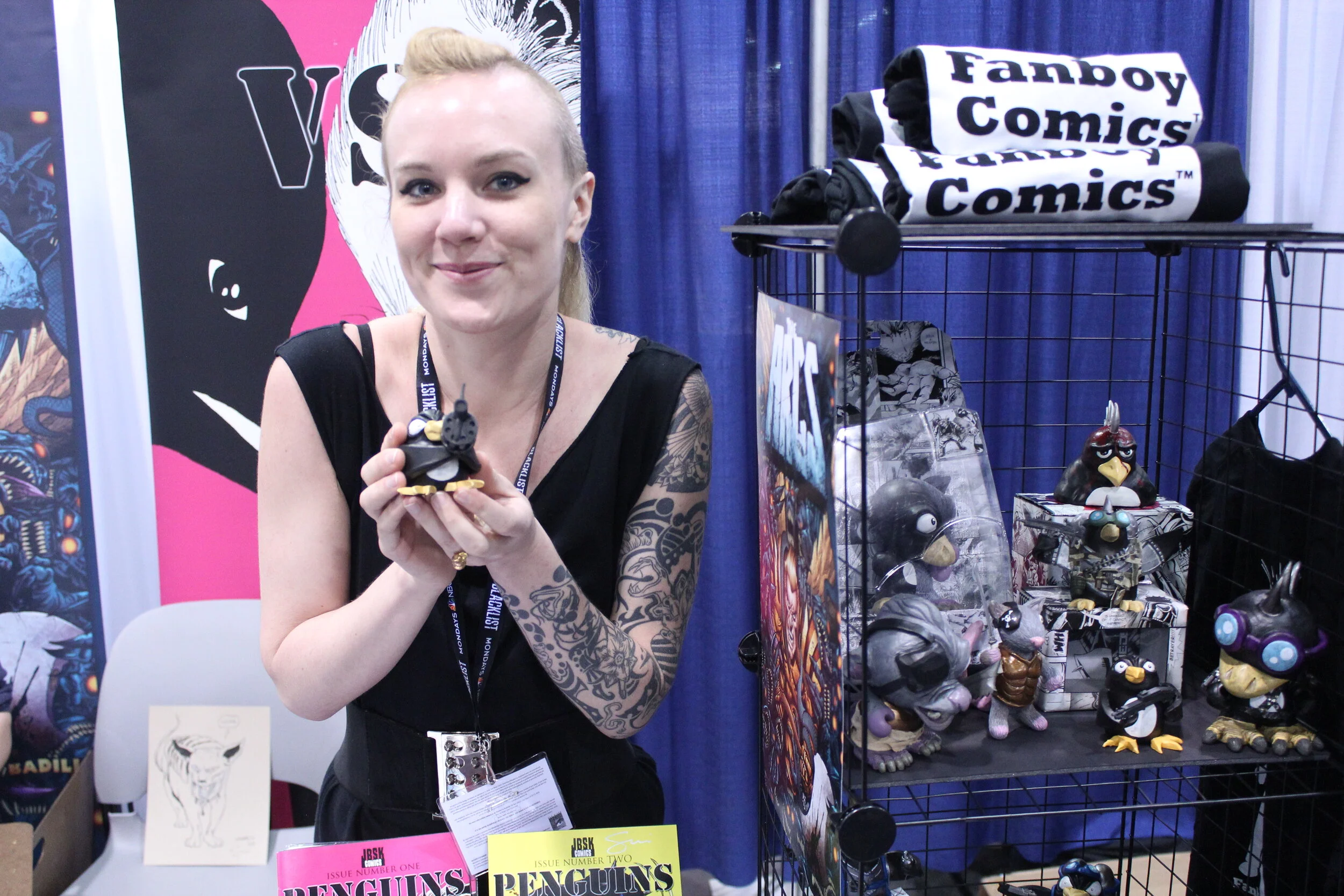 Penguins vs Possums at Anaheim Comic Con