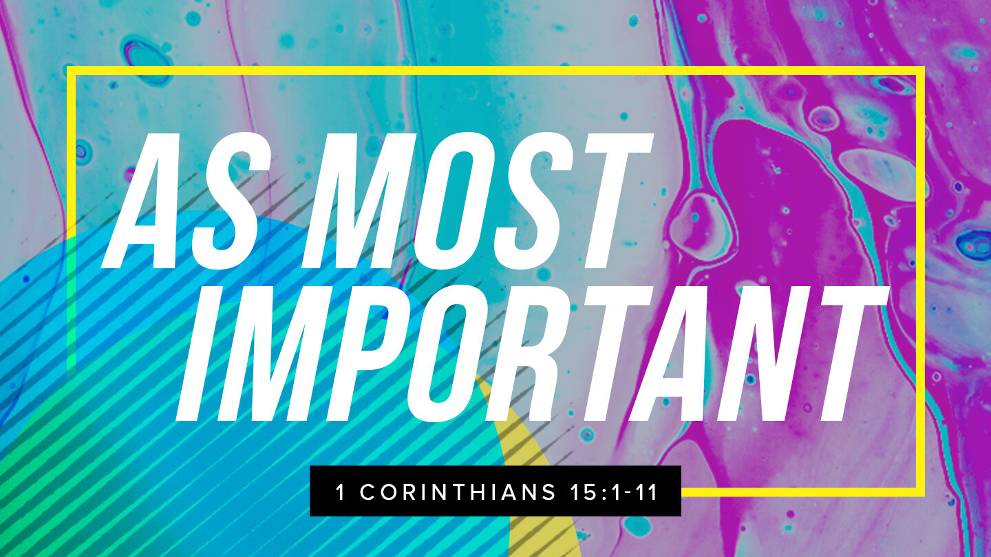As Most Important