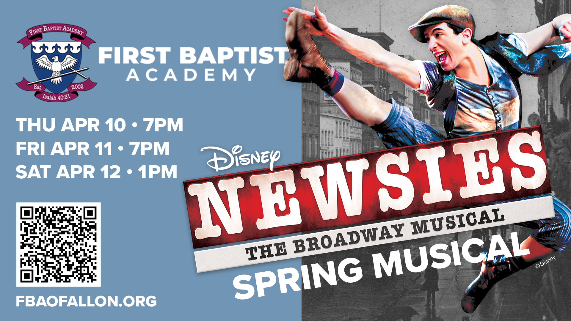 First Baptist Academy | Spring Musical