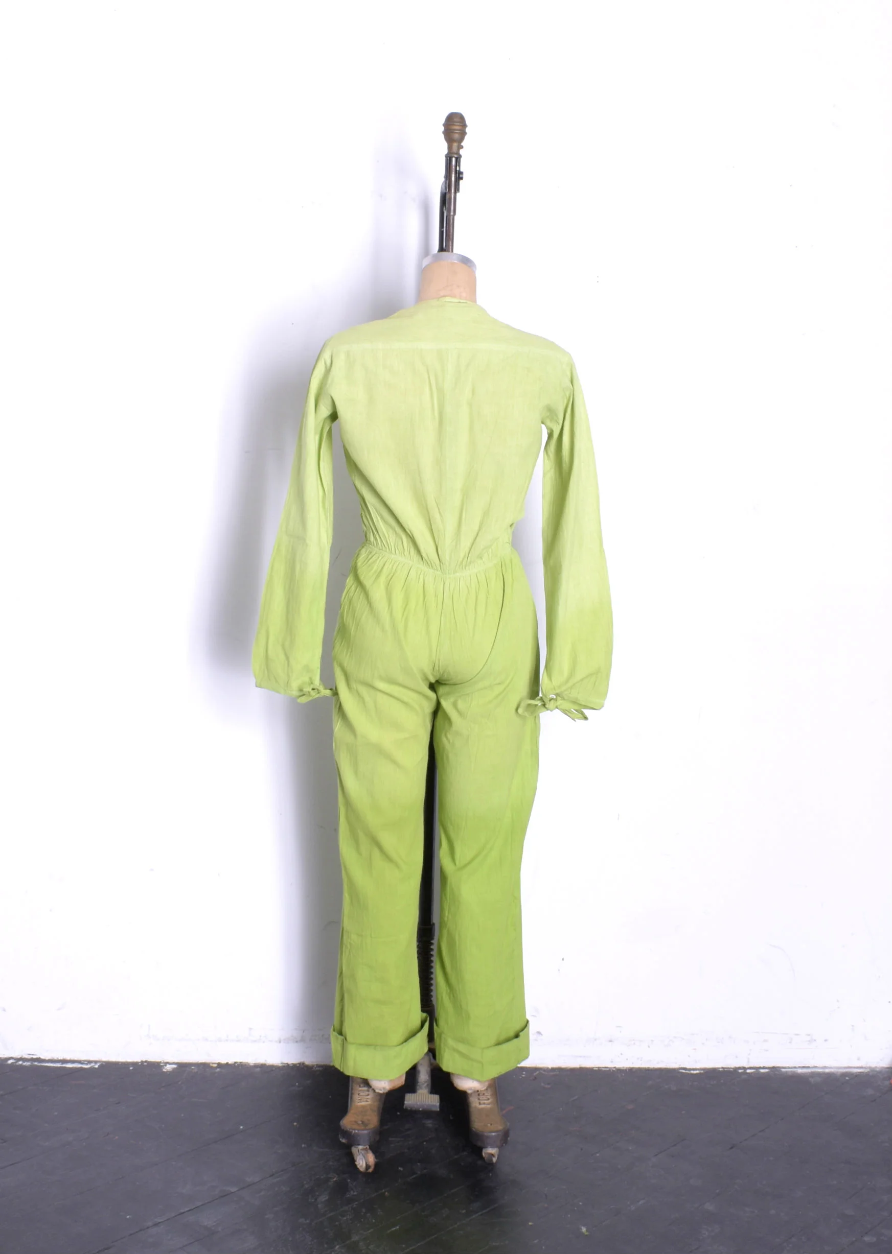 1970s deadstock jumpsuit-lime.jpg
