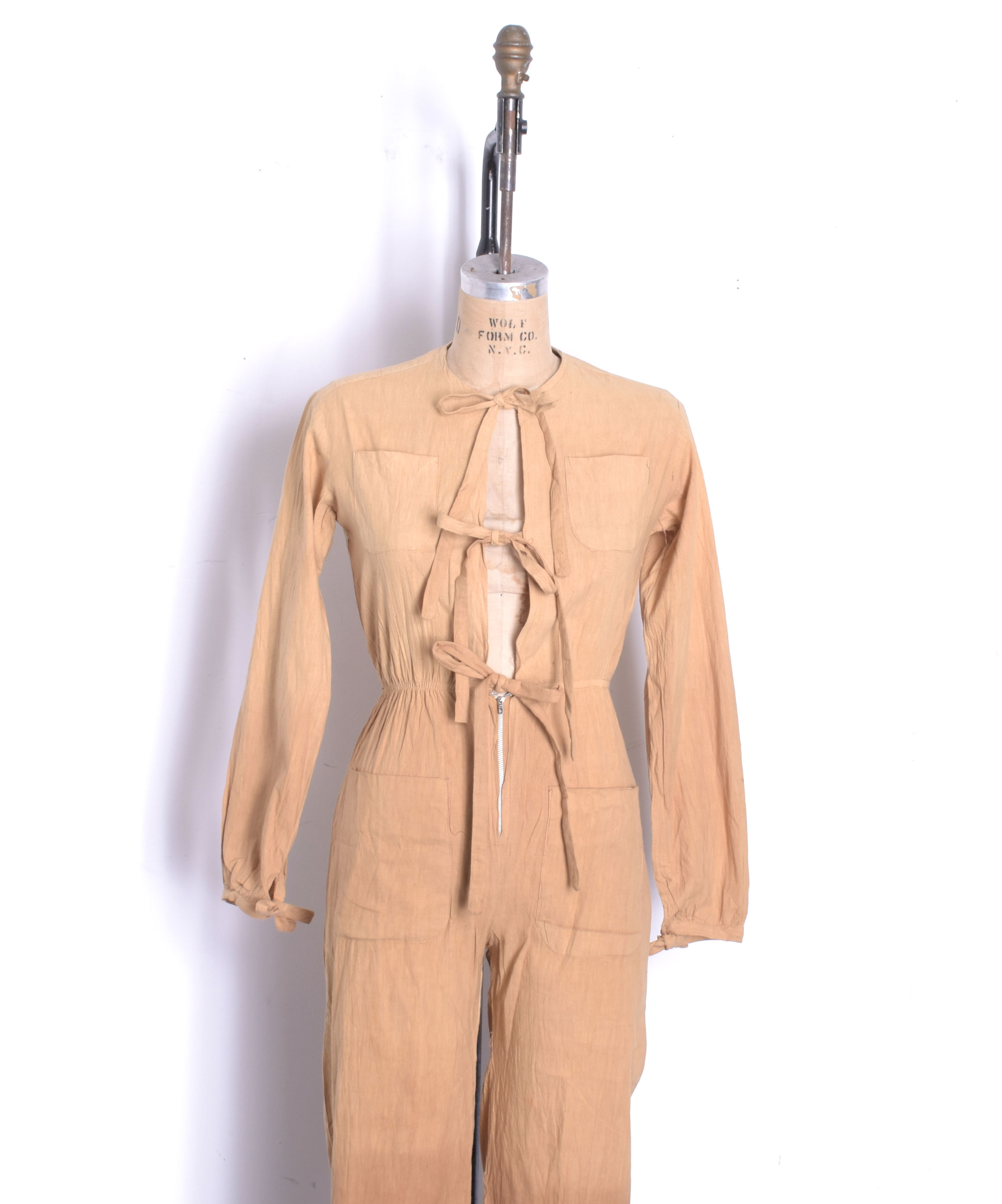 1970s deadstock jumpsuit-tan3.jpg