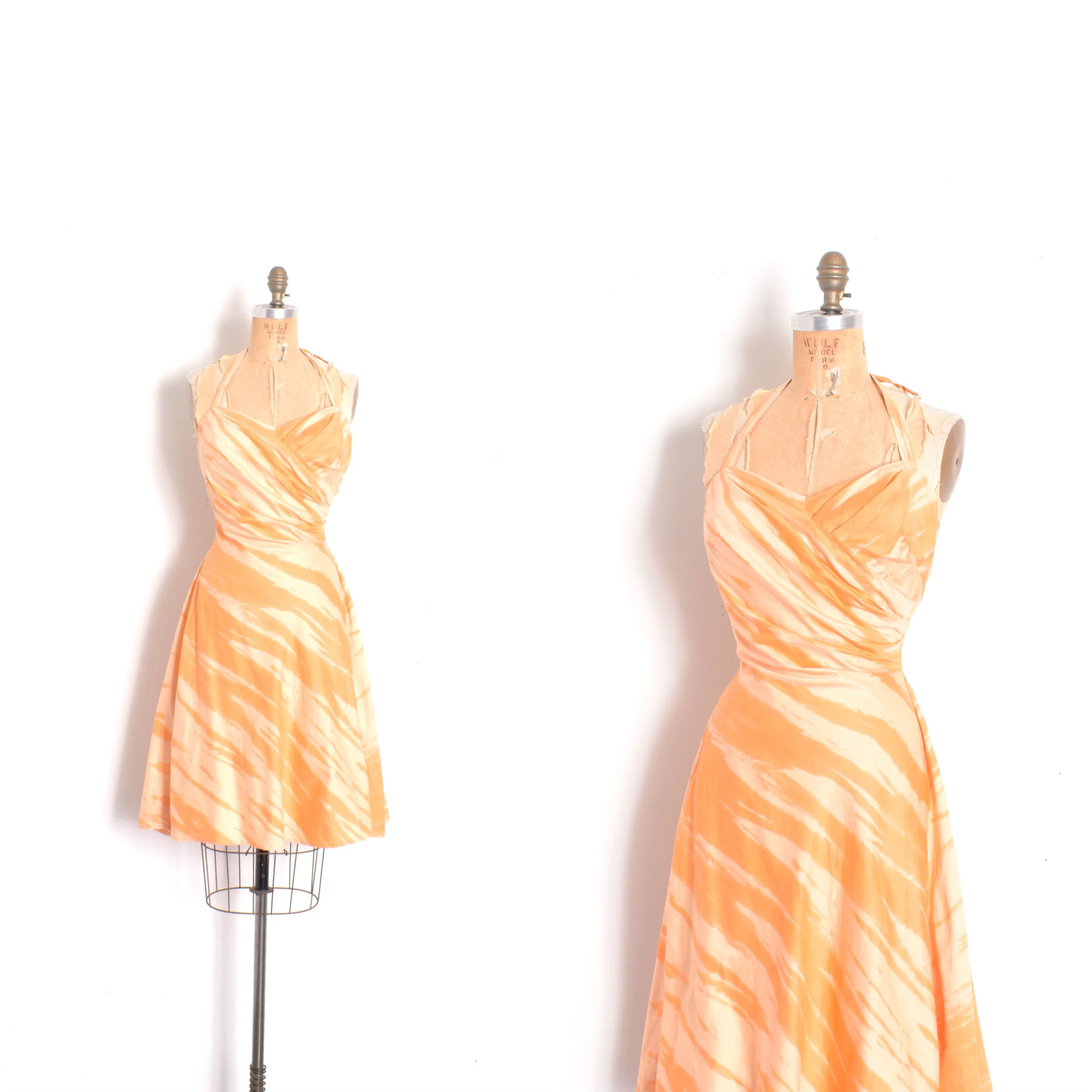 1960s Creamsicle Cotton Sundress-medium