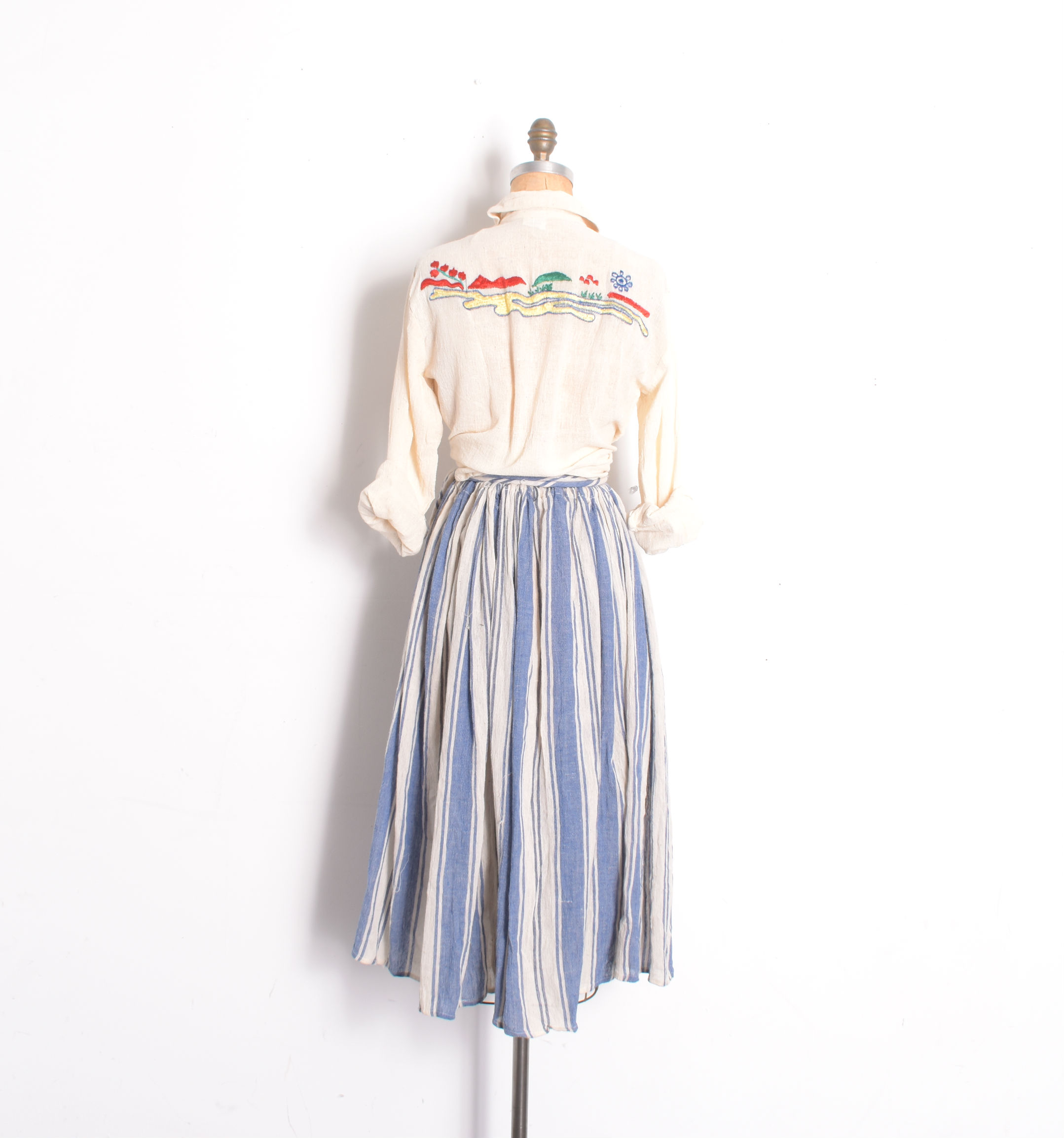 deadstock blue striped skirt.jpg