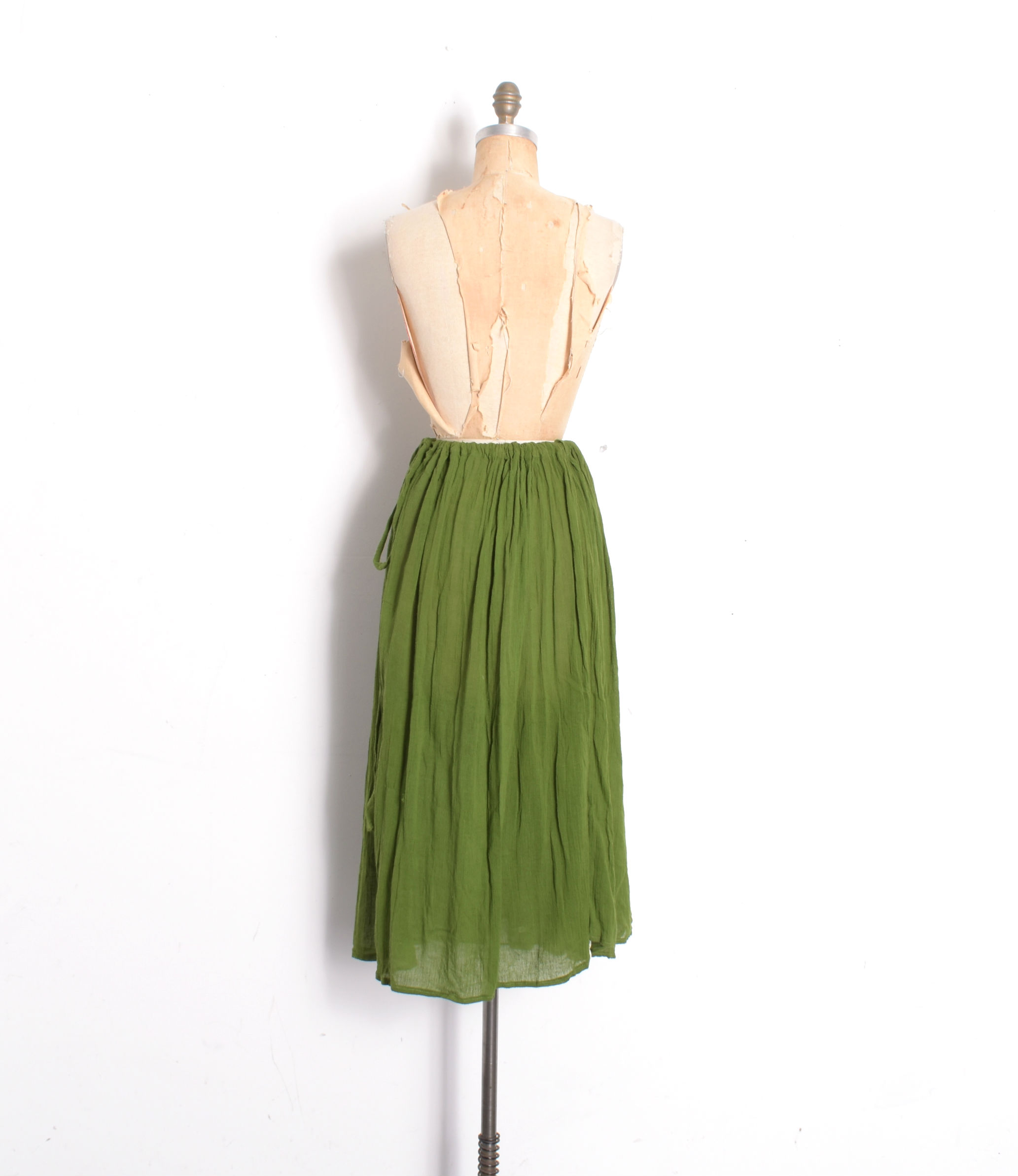 deadstock olive striped skirt.jpg