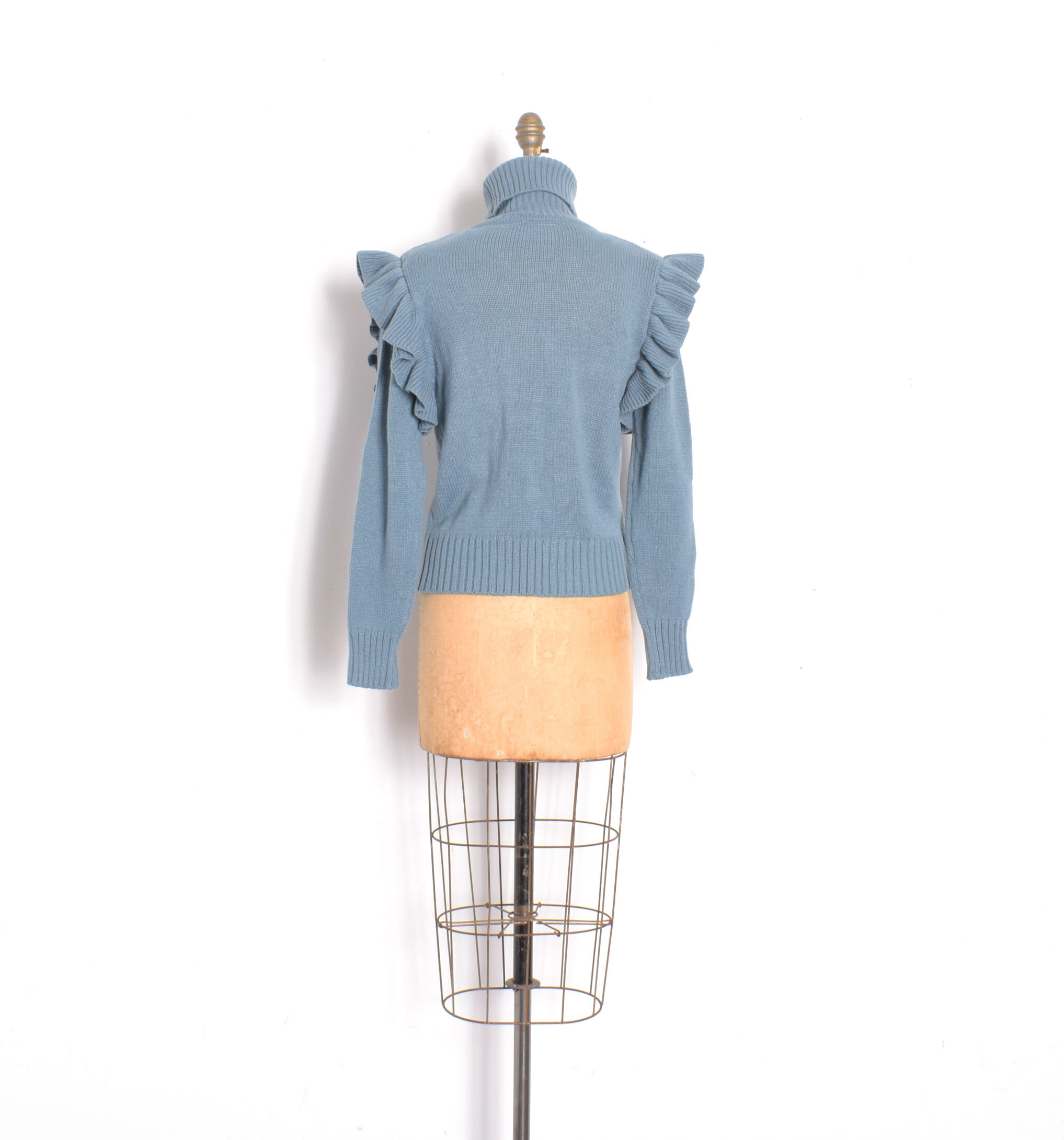 1980s blue ruffled sweater.jpg