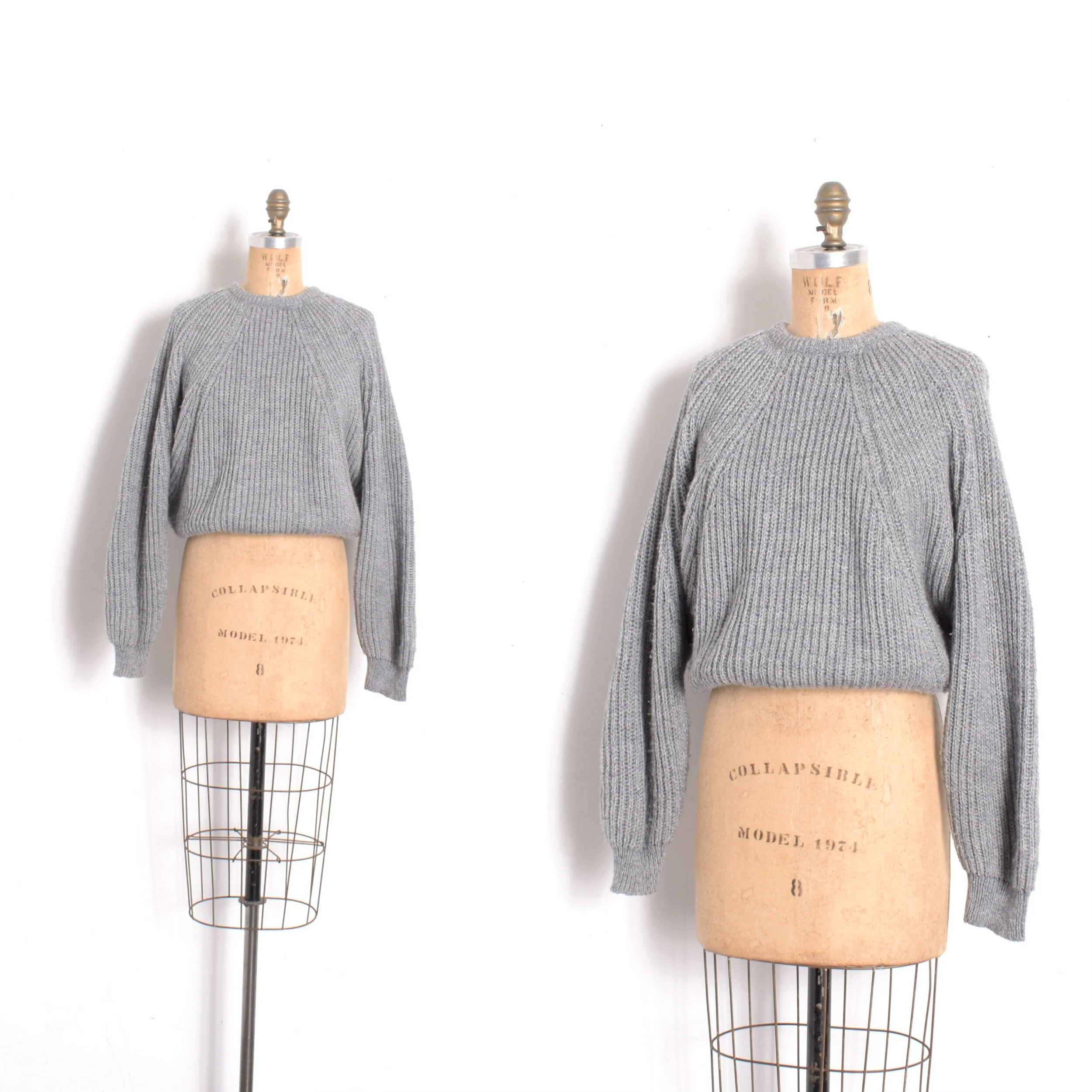 1980s Slouchy Dolman Sweater-S-L