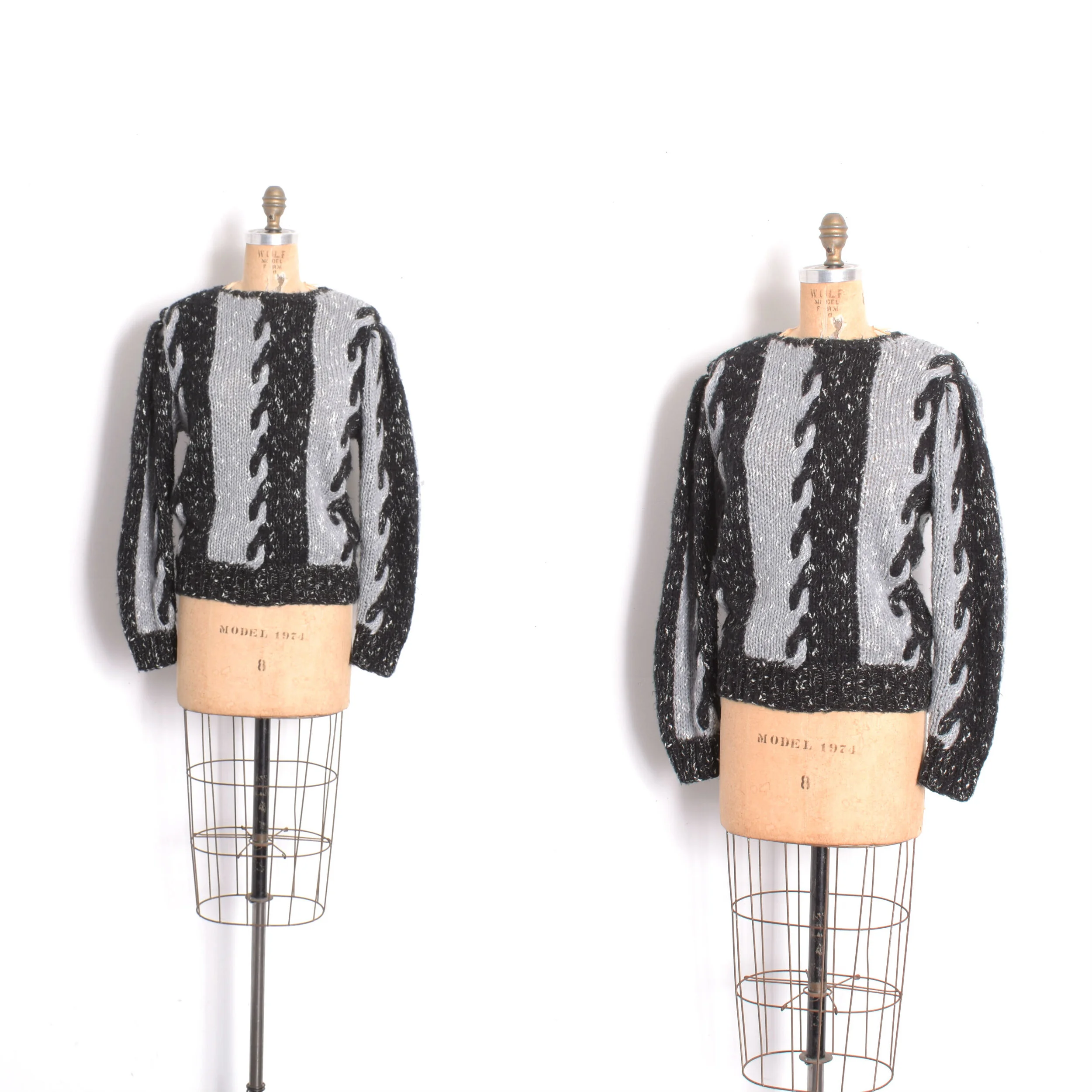 1980s Chunky Knit Sweater-medium