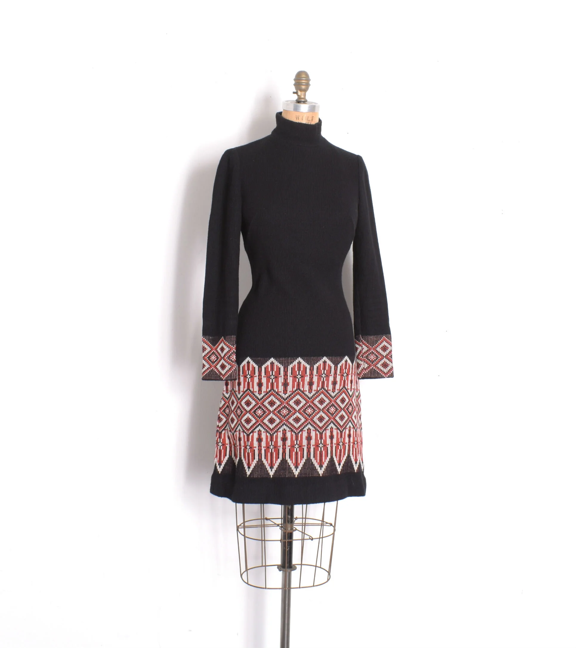 1970s Alpine Knit Dress-S/M La Poubelle Vintage 1970s Alpine Knit Dress-S/M La Poubelle Vintage