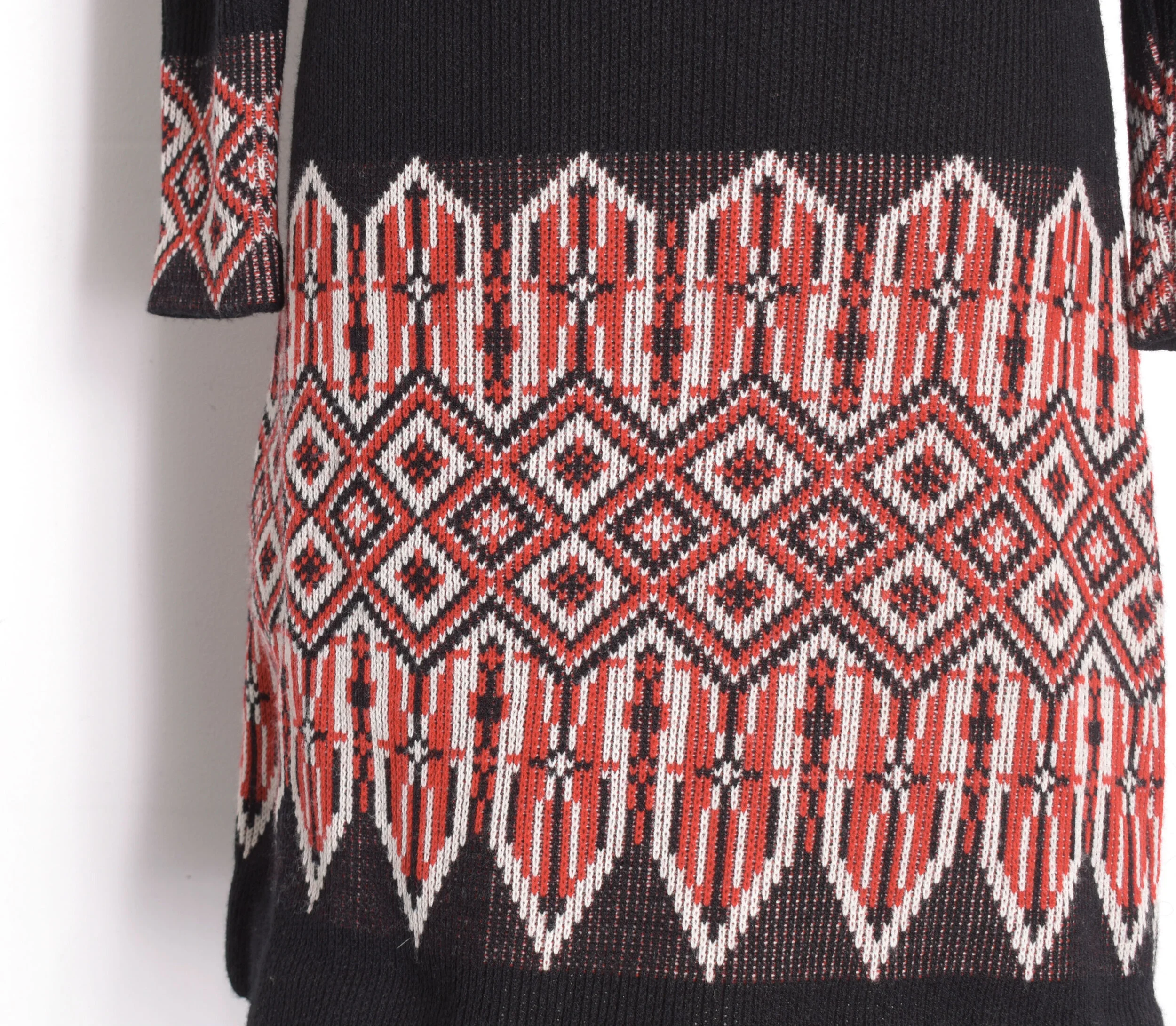 1970s Alpine Knit Dress-S/M  La Poubelle Vintage