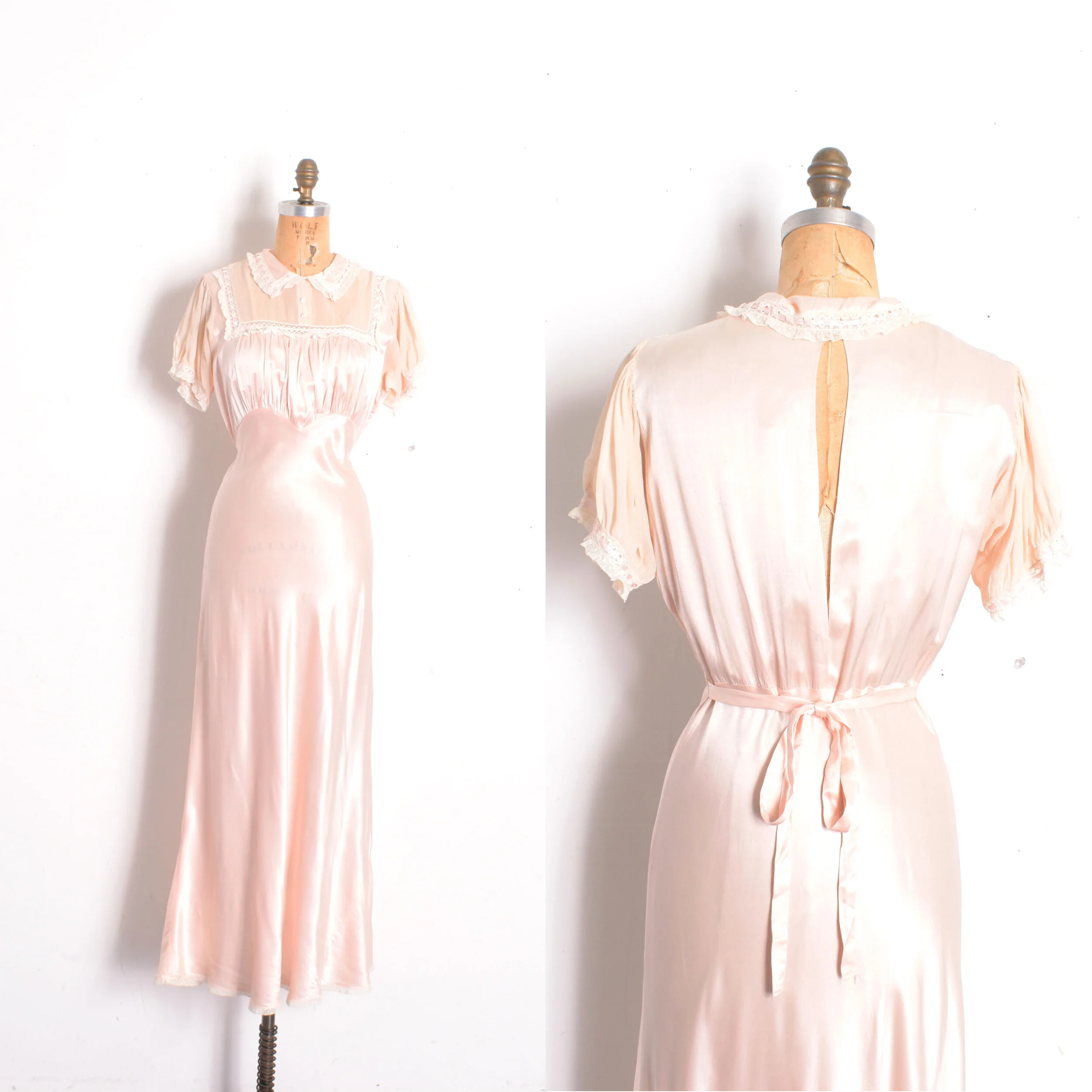 1930s Satin Lingerie Gown-medium