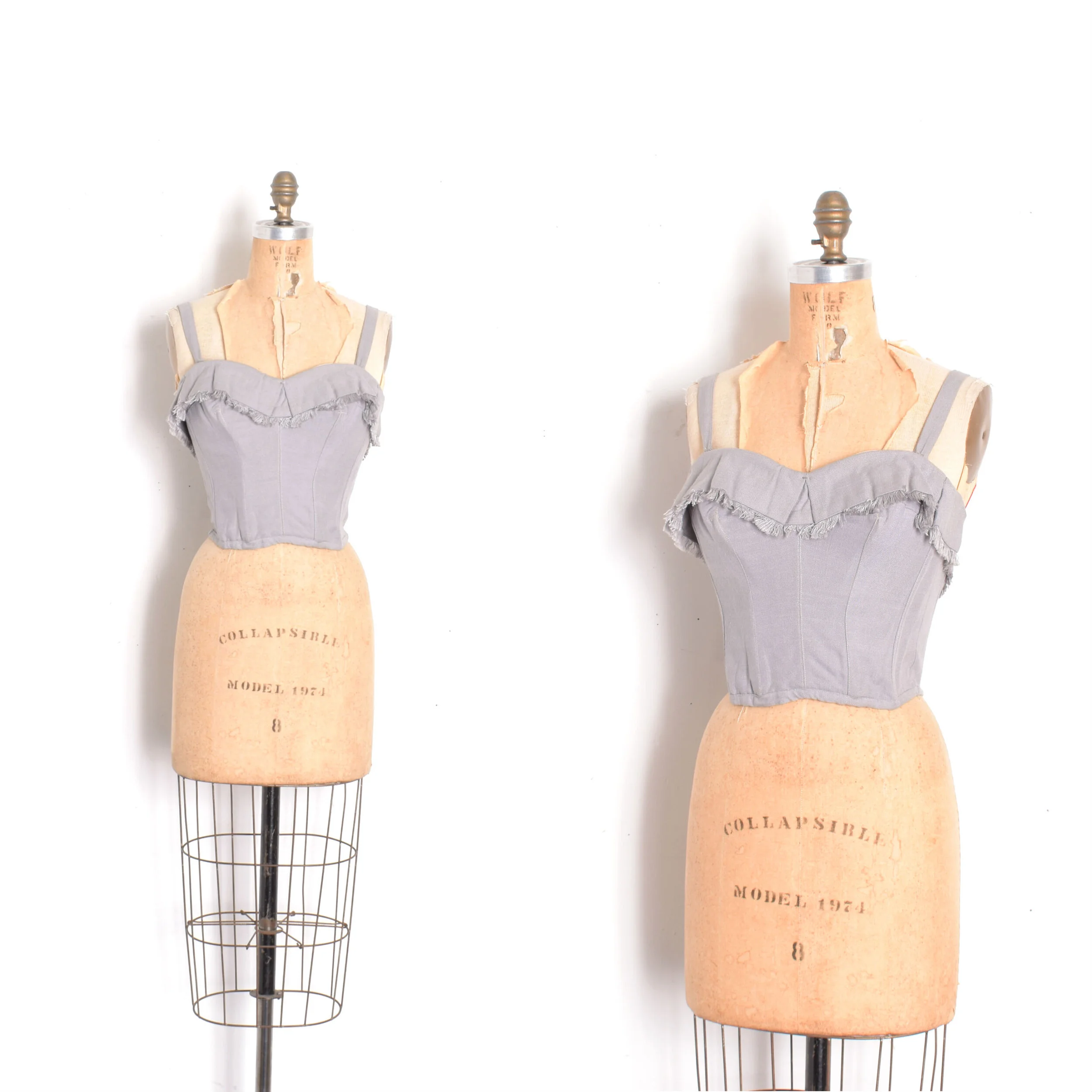1950s Cotton Bustier Top-small