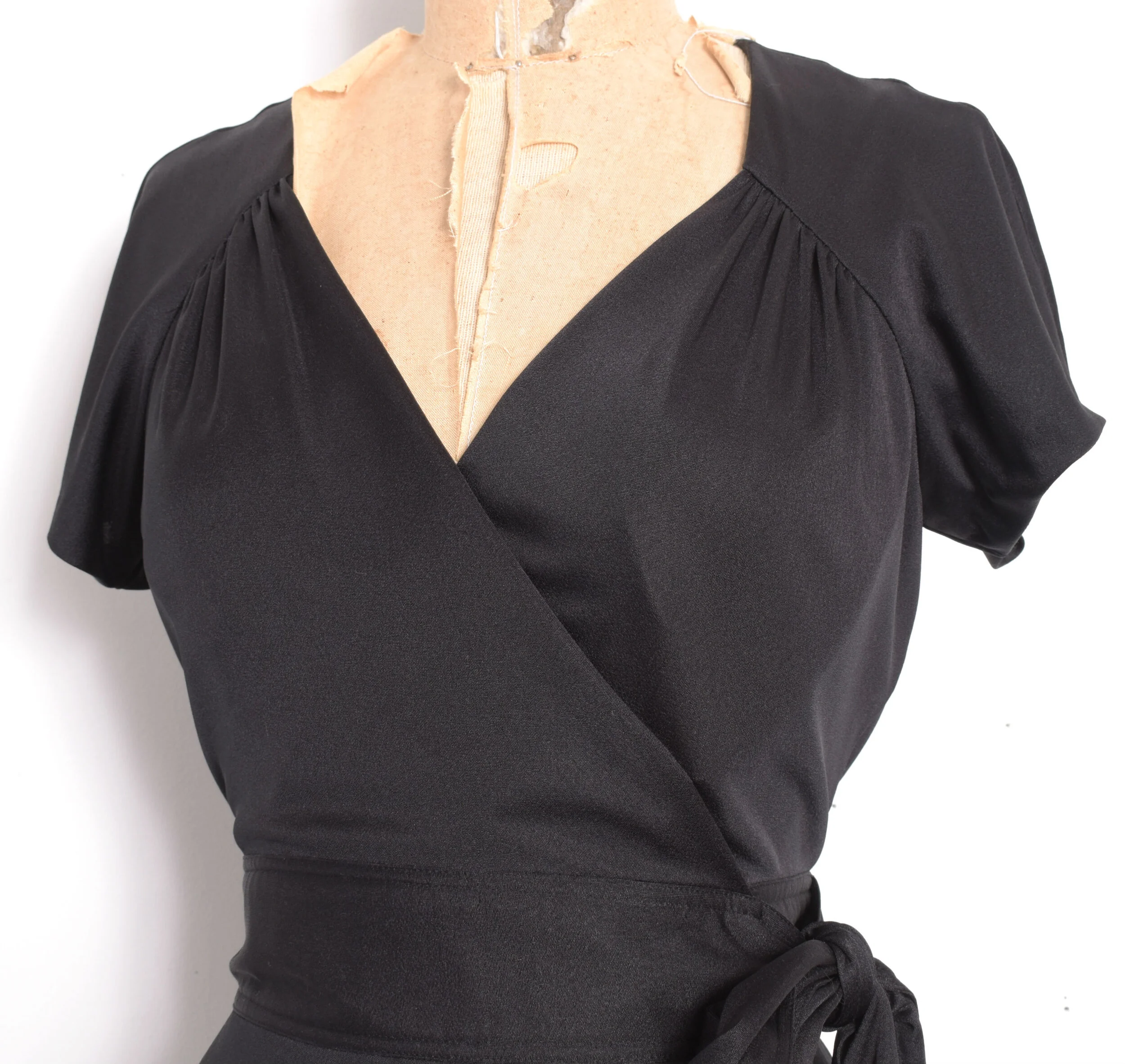 1970s Jersey Wrap Dress-S/M  La Poubelle Vintage