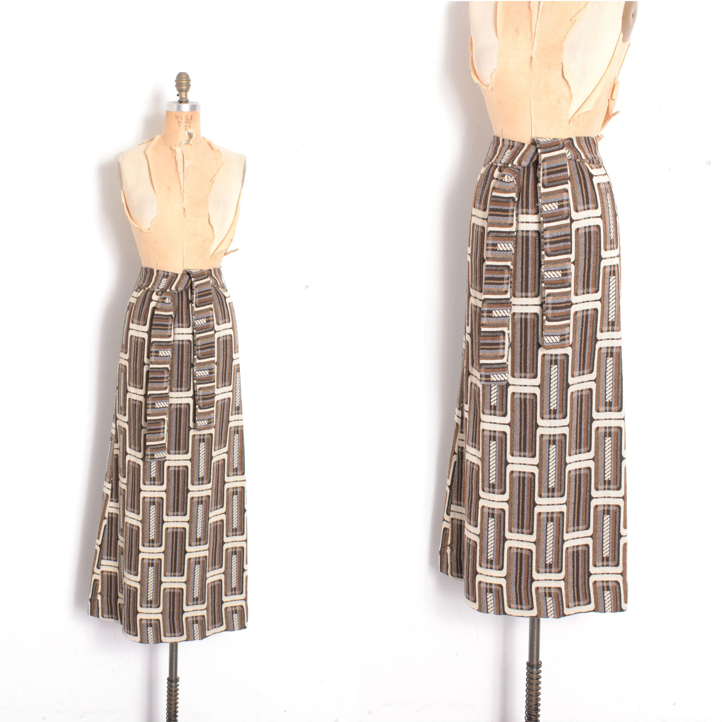 1907s Tapestry Maxi Skirt-small