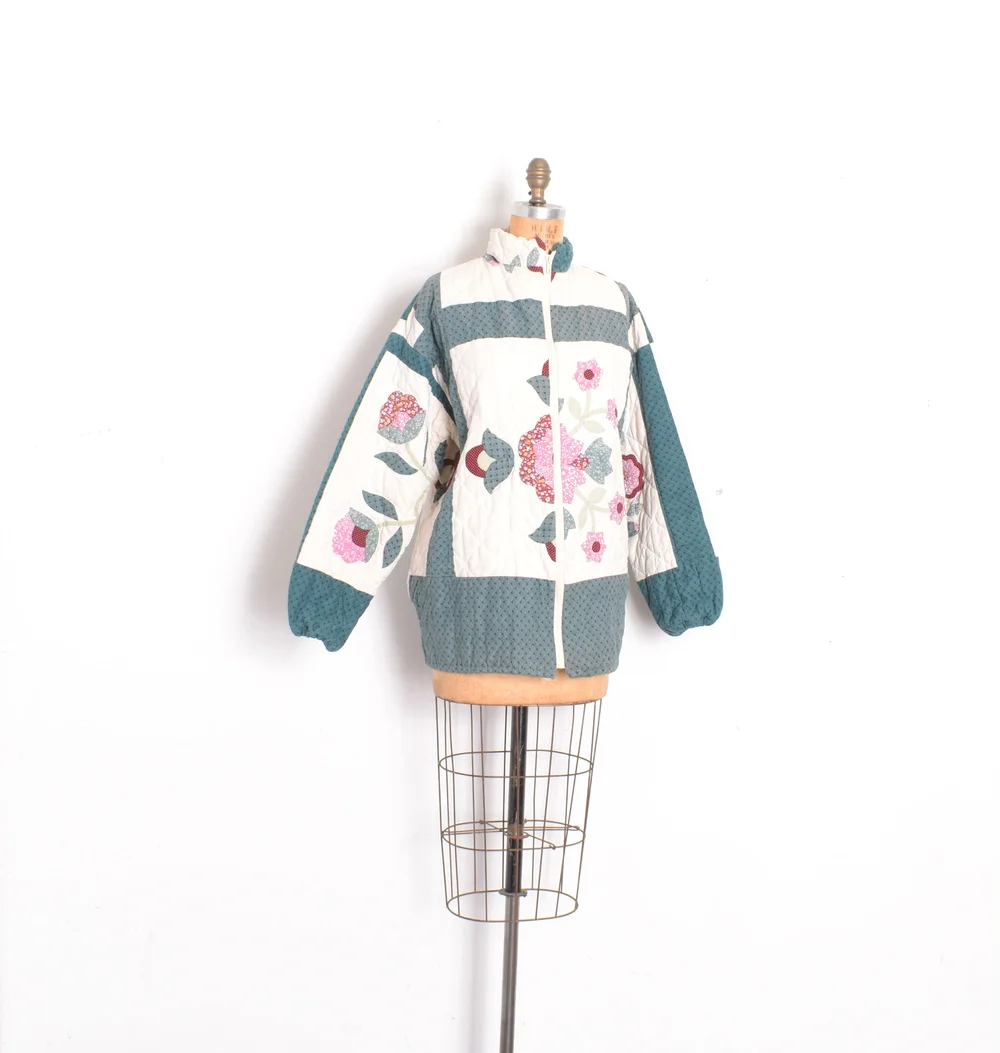 The Second Vintage Quilt Jacket Collection — Country Peony 80s 