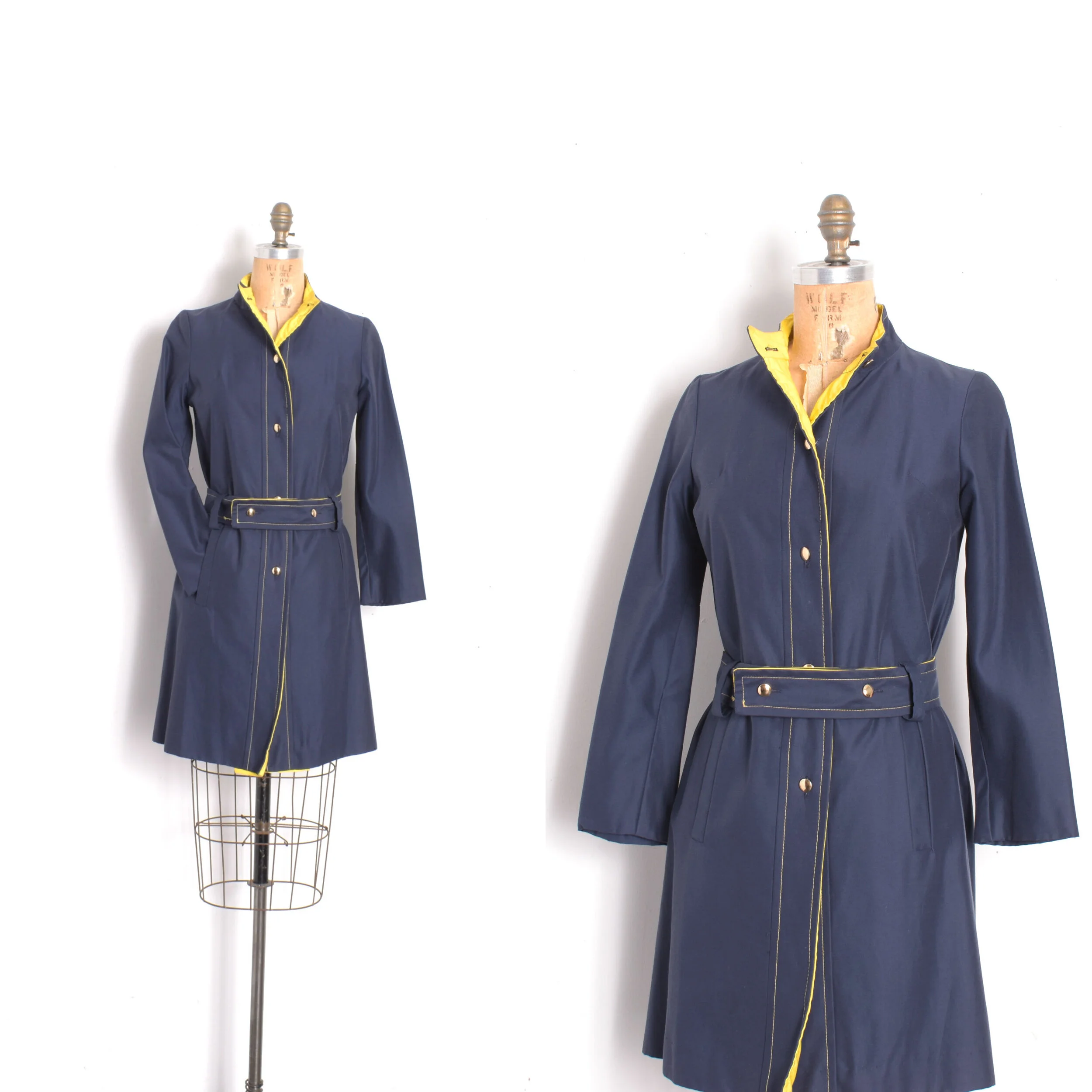 1970s Mackintosh Canvas Jacket-small