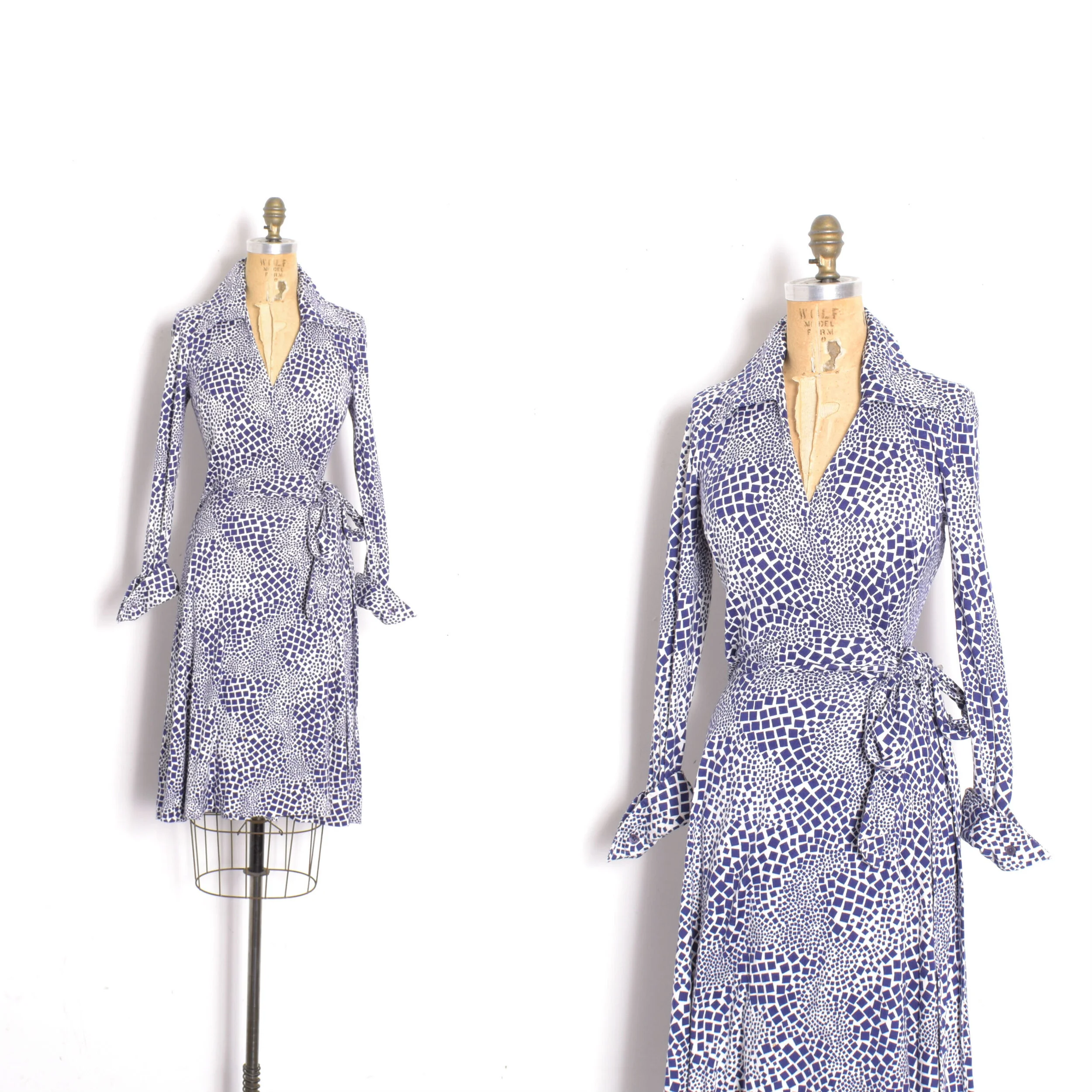 1970s Diane von Furstenberg Wrap Dress-S/M