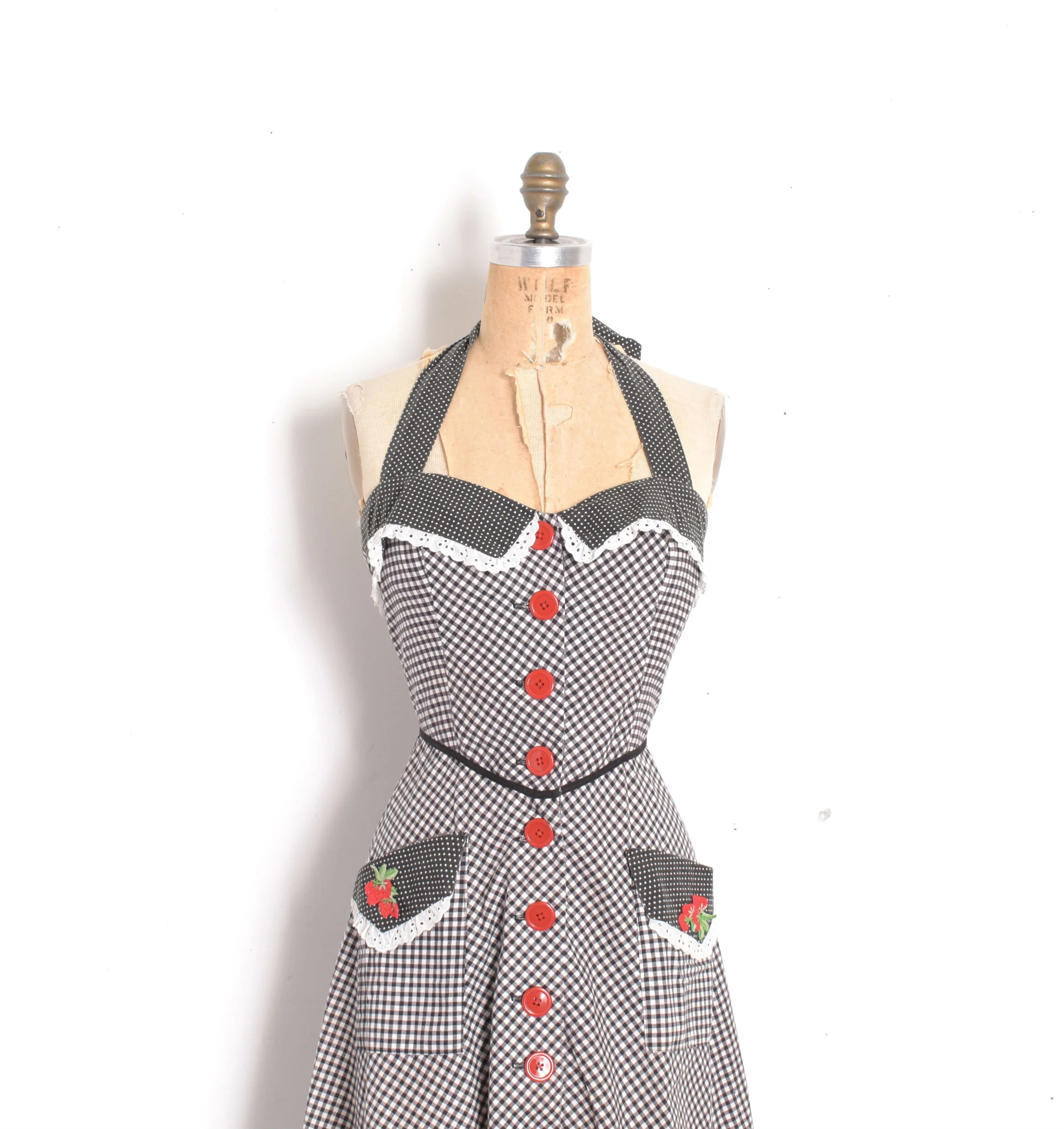 slim fit dress slacks Vintage 60s 70s Multicolored Flowers Halter Mini Dress