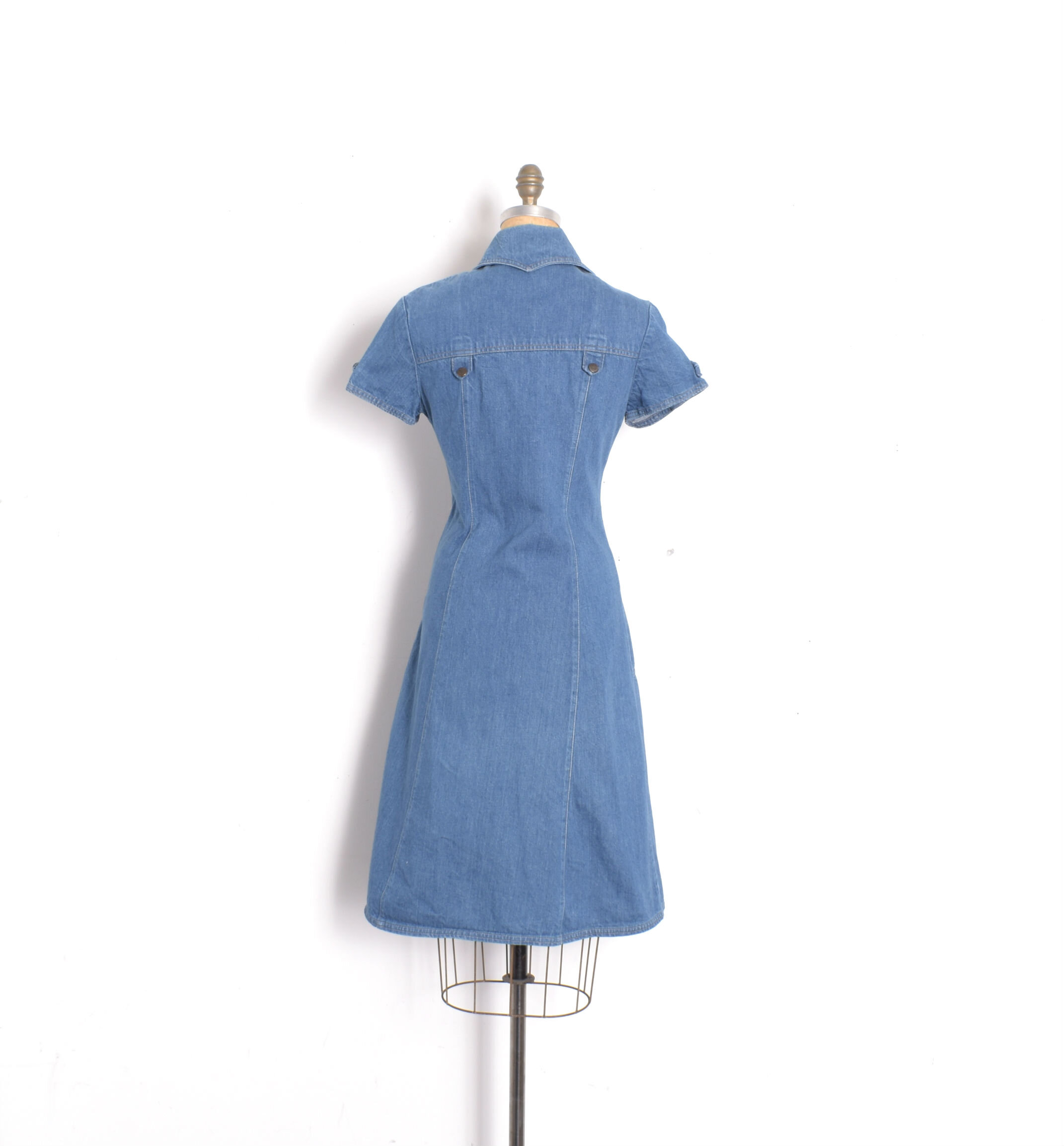 landlubber denim dress Thrifted this embroidered 1970s Landlubber denim dress!! : r/VintageFashion