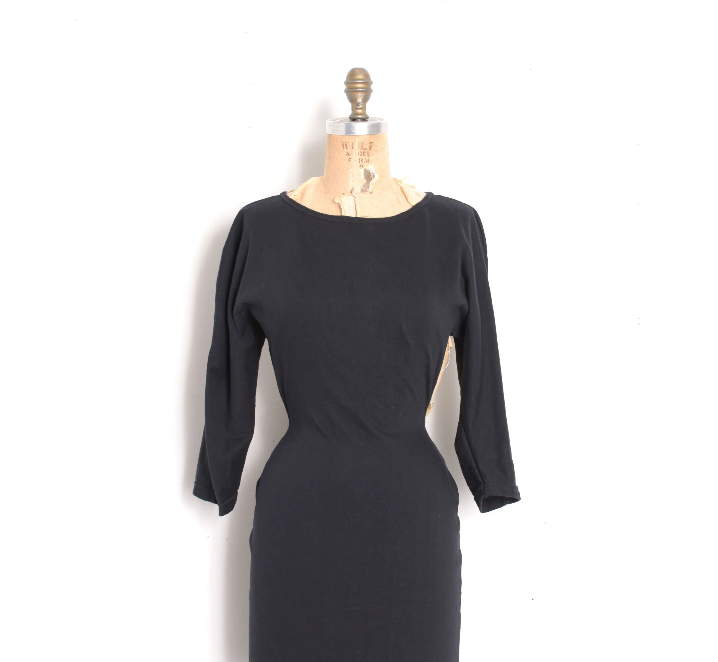 80s Open Back Mini Dress-small La Poubelle Vintage 80s Open Back Mini Dress-small La Poubelle Vintage
