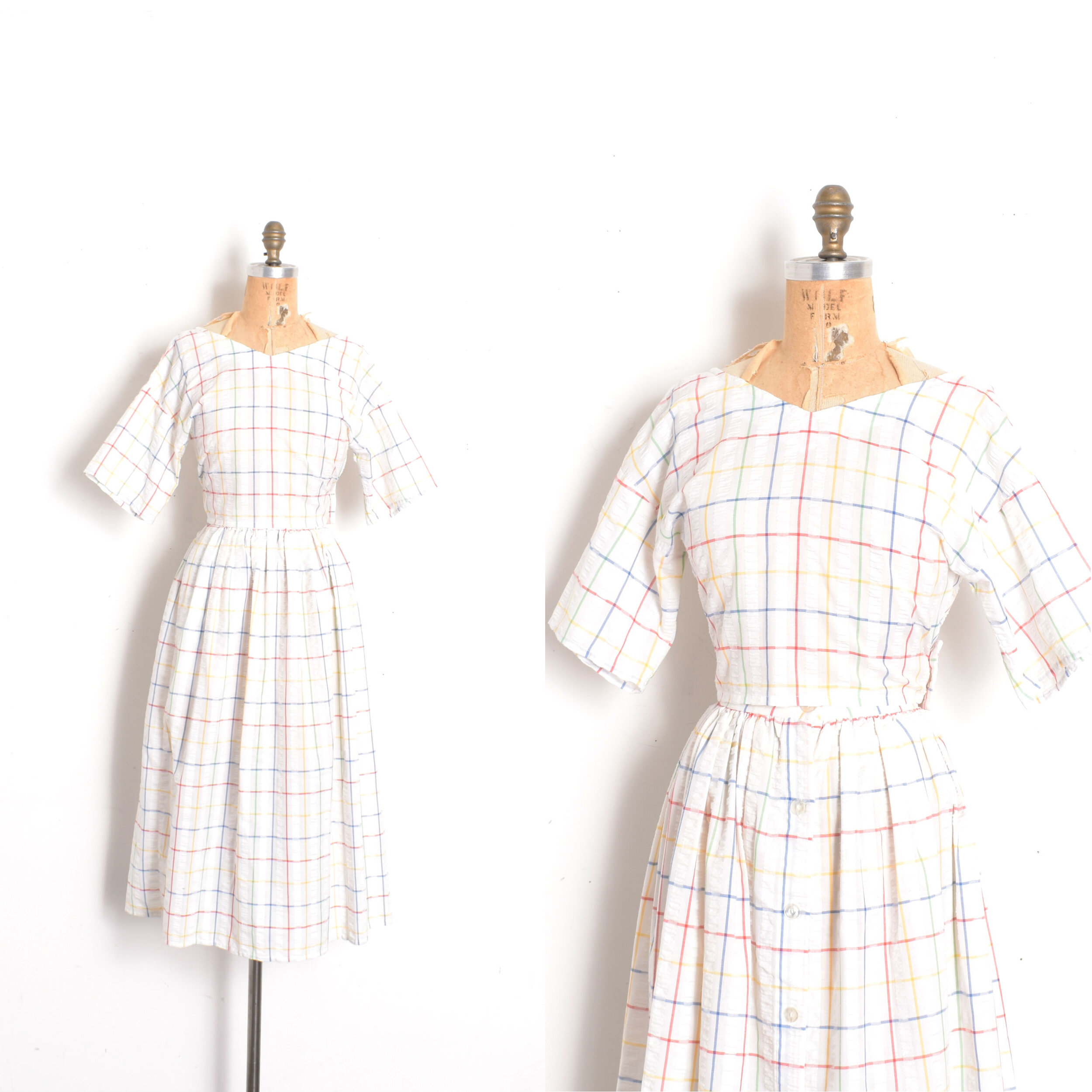 1970s Striped Cotton Tee-XS/S