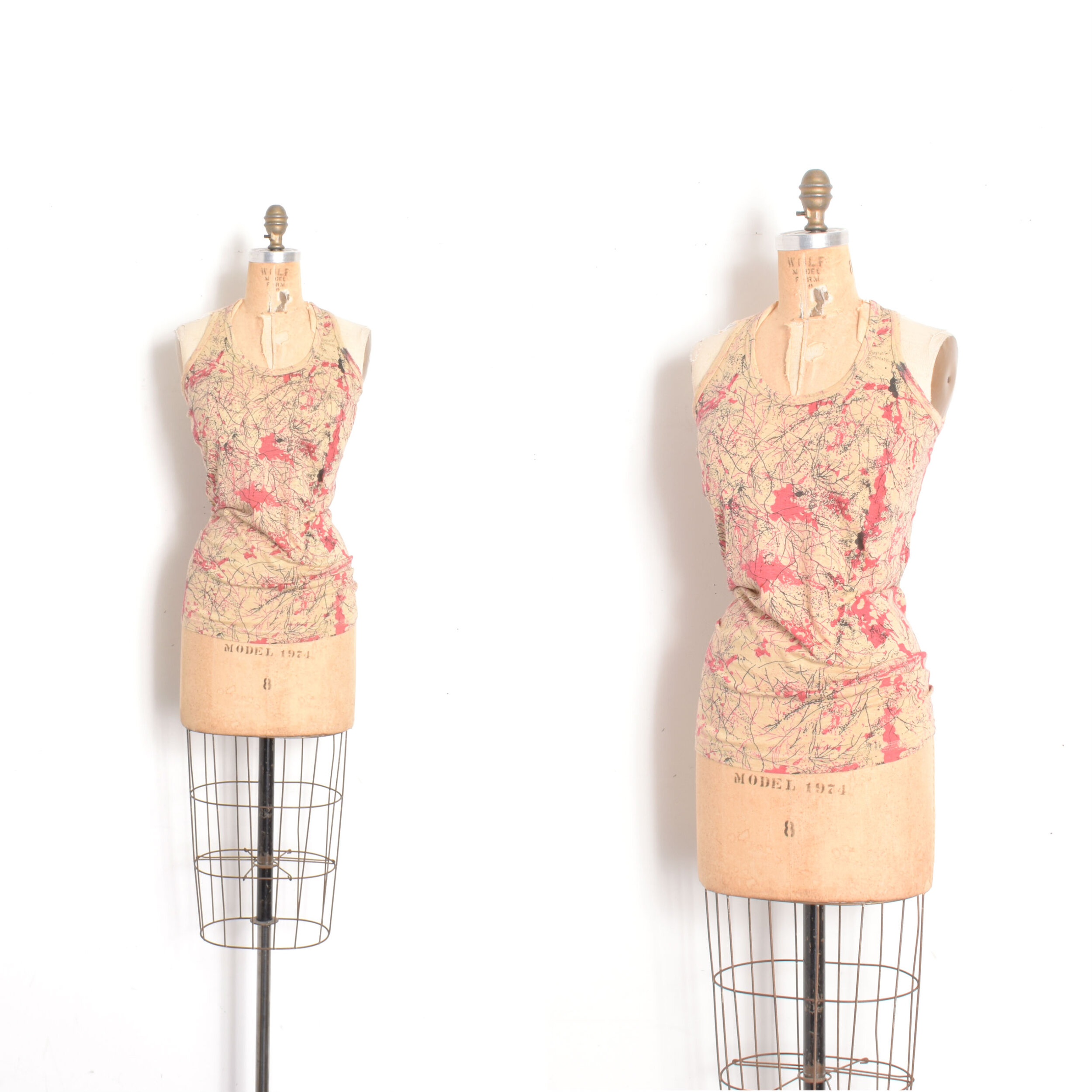 Deadstock '70s Paint Splatter Tank Top-XS/S/M/L