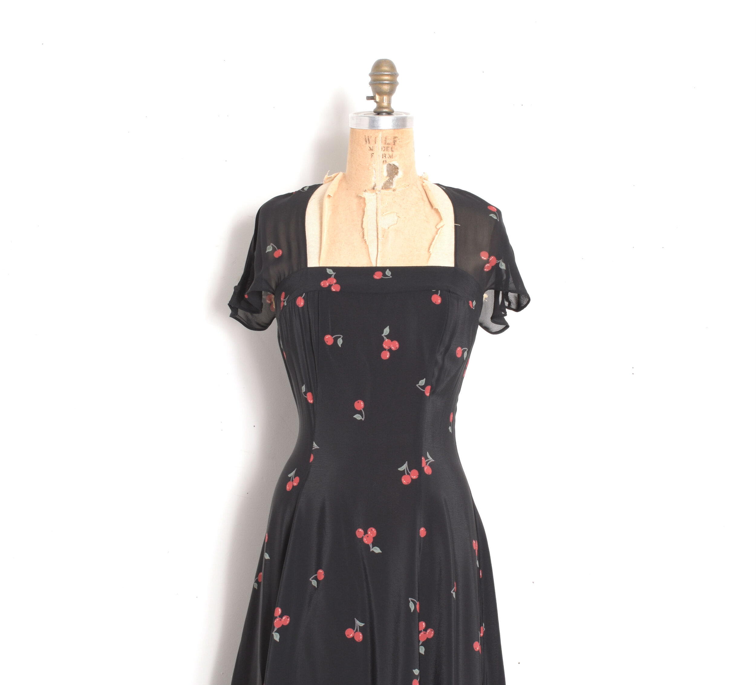 80s cherry and hat print dress3.jpg