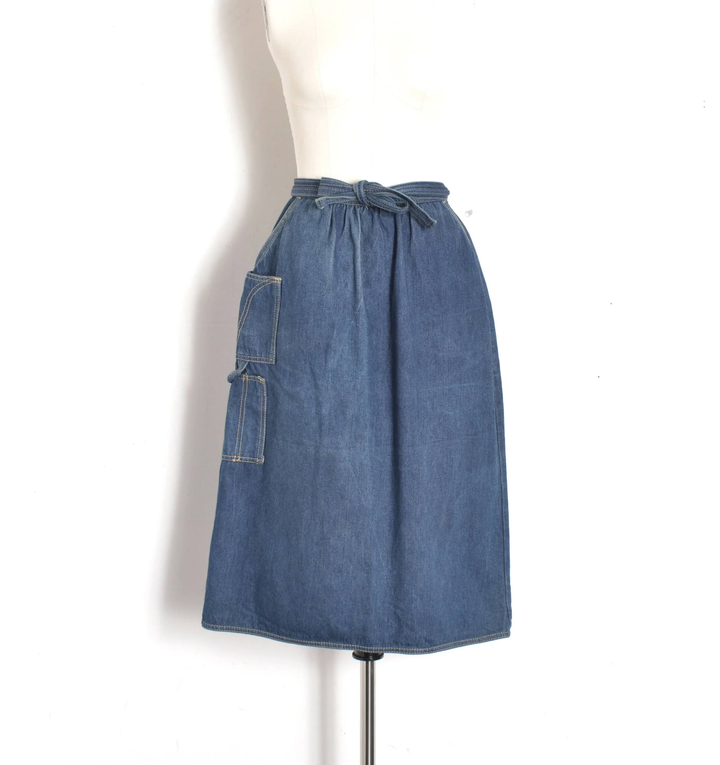 wrap mini skirt 80s