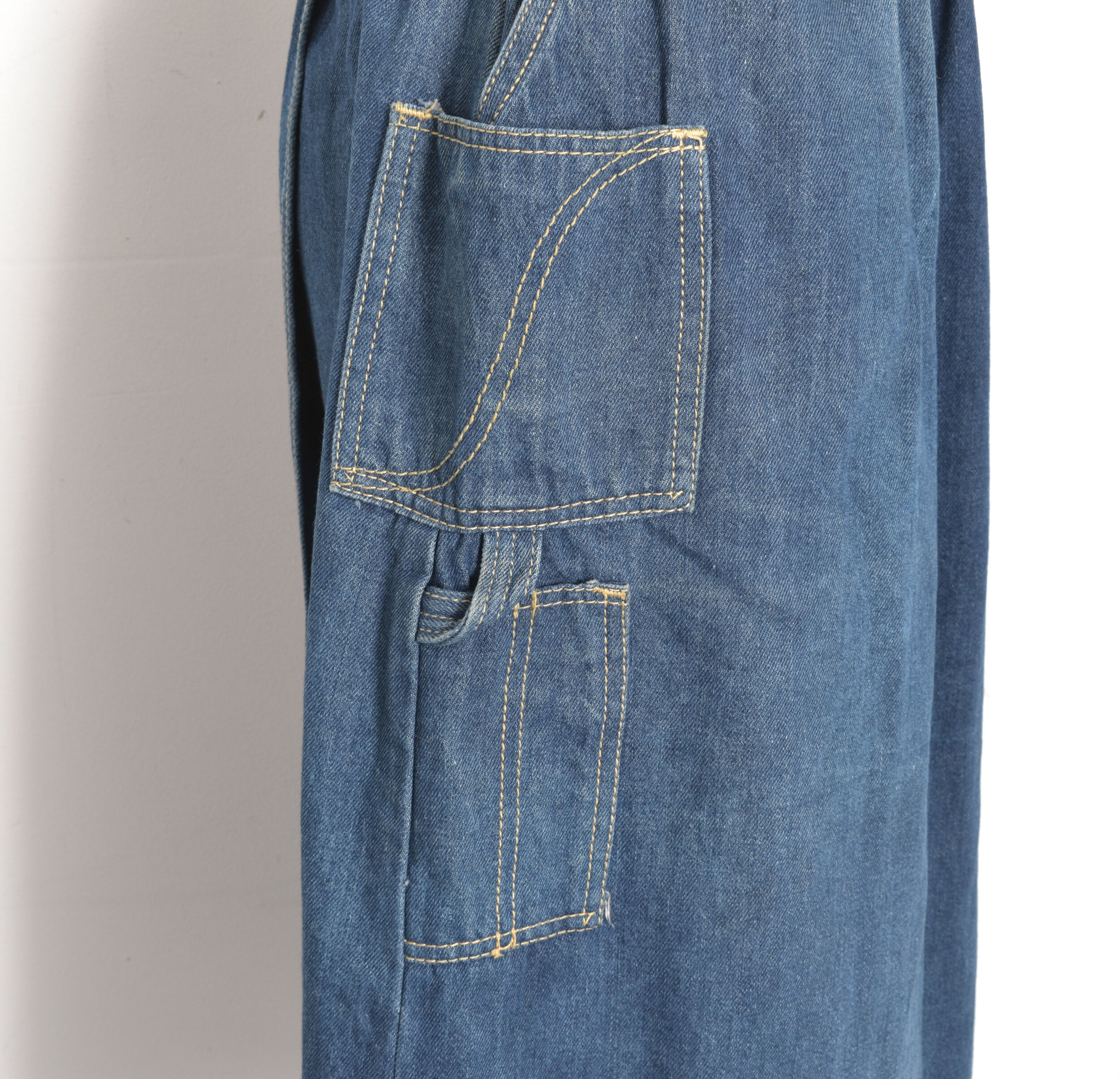 1980s Denim Wrap Skirt-XS/S — La Poubelle Vintage