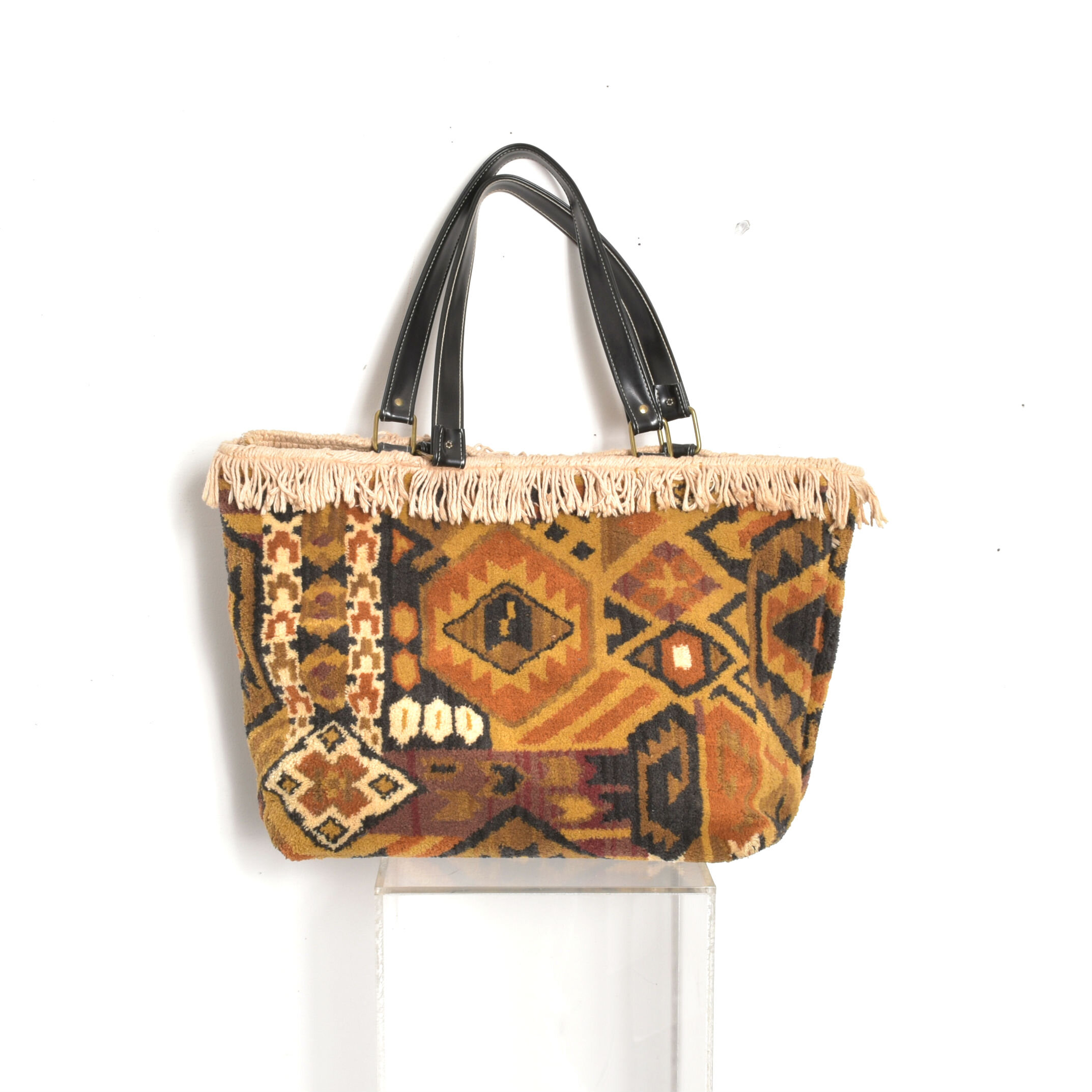 1970s Oversized Tapestry Tote