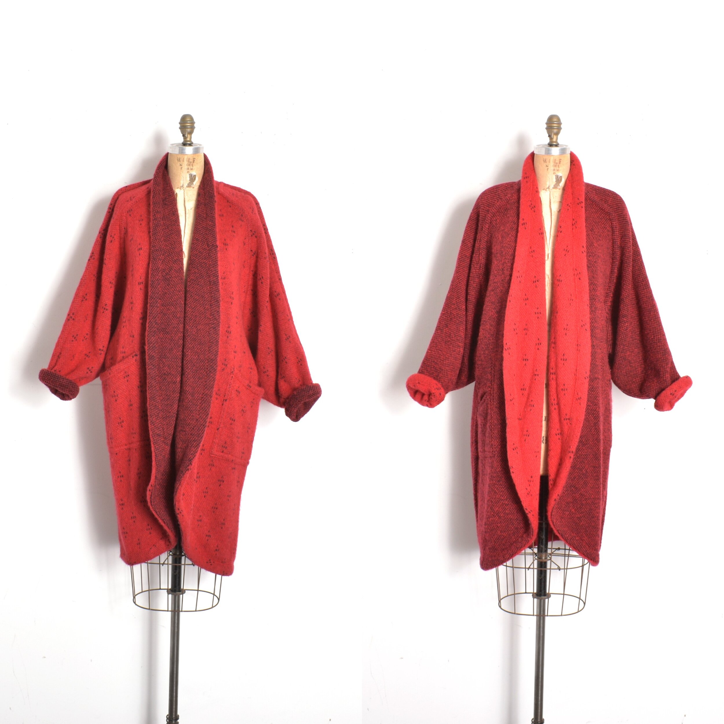 1980s Reversible Cocoon Sweater-S/M/L