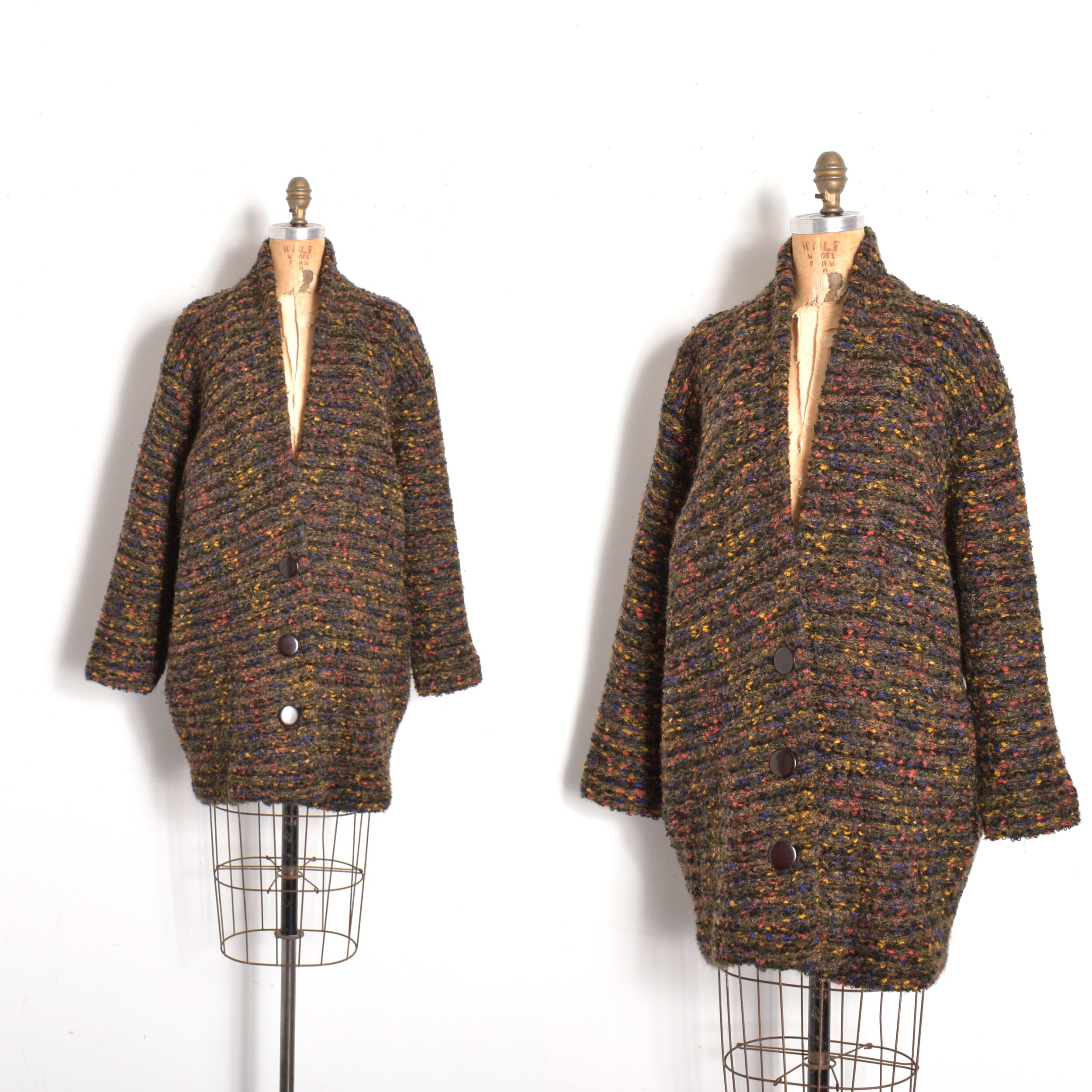 1980s Speckled Slouchy Cardigan-S/M/L