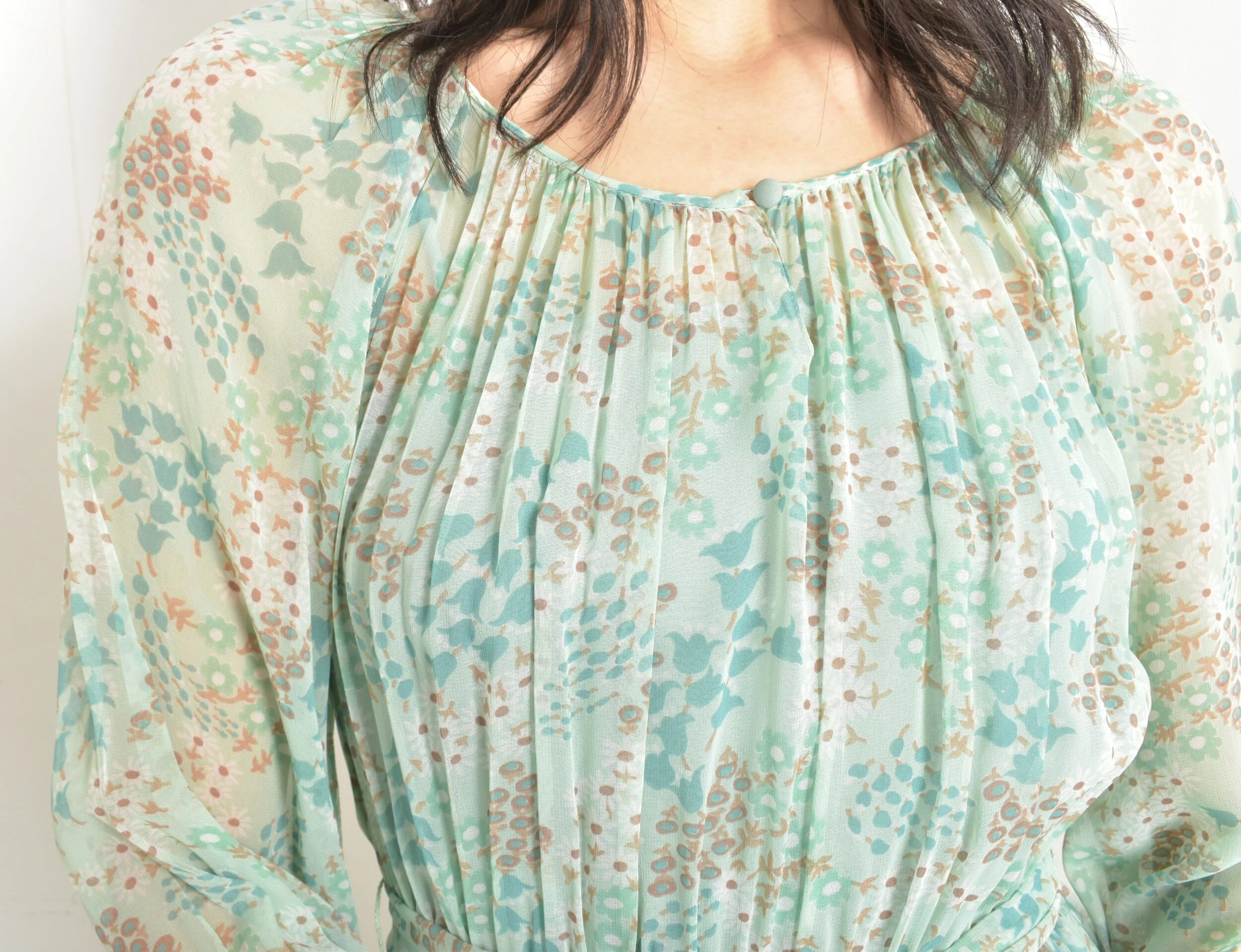 sachin and babi light blue dress Black Embroidered Chiffon Maxi Dress main image 0