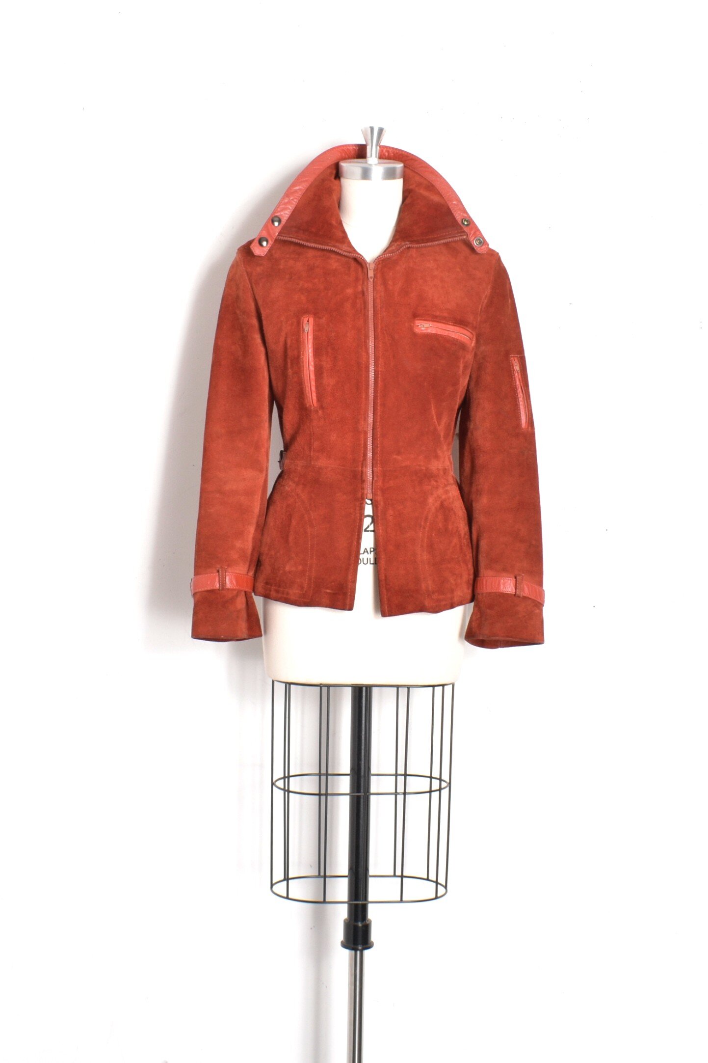 1970s Rust Suede Jacket-XS/S