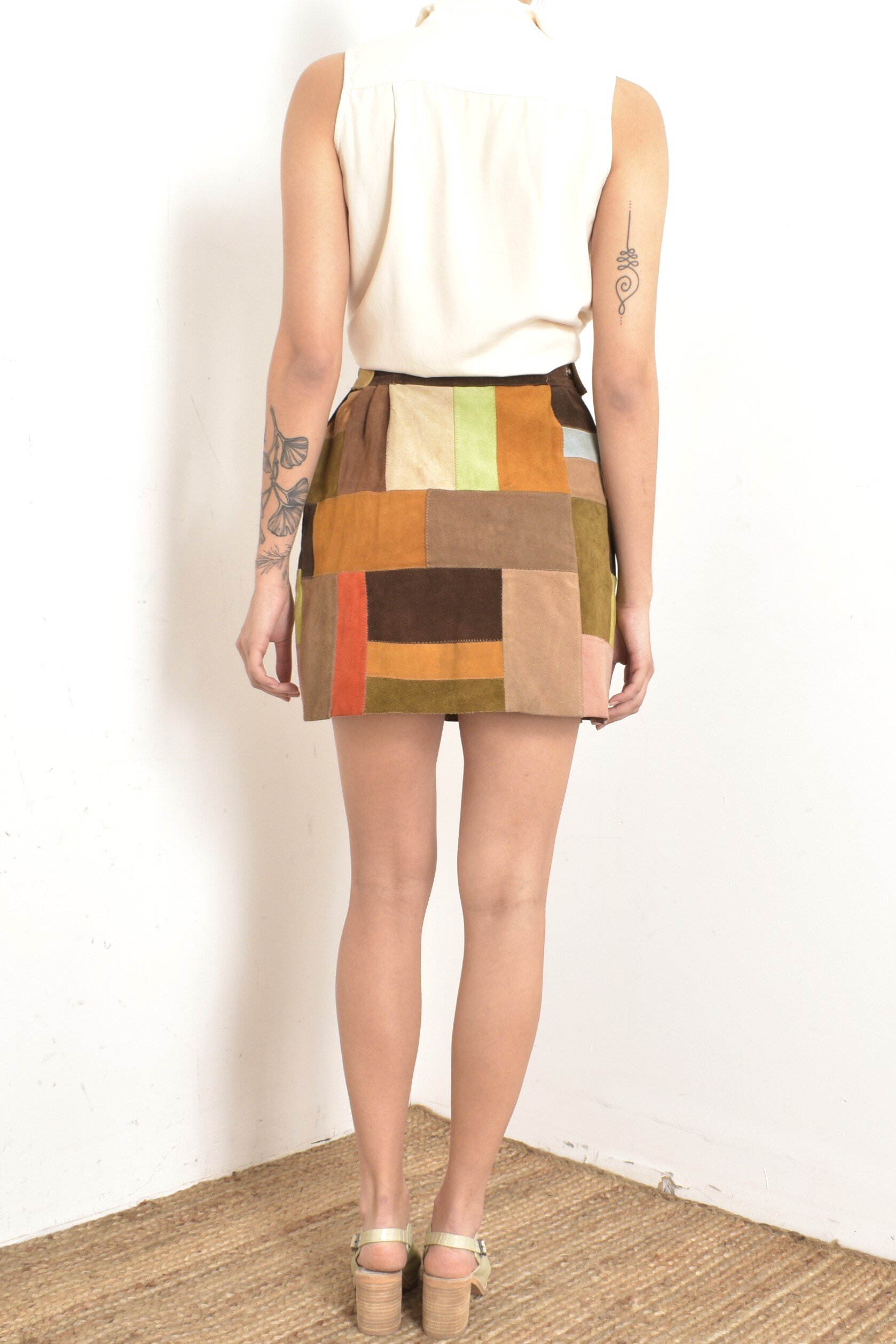 70s patchwork suede mini skirt.jpeg