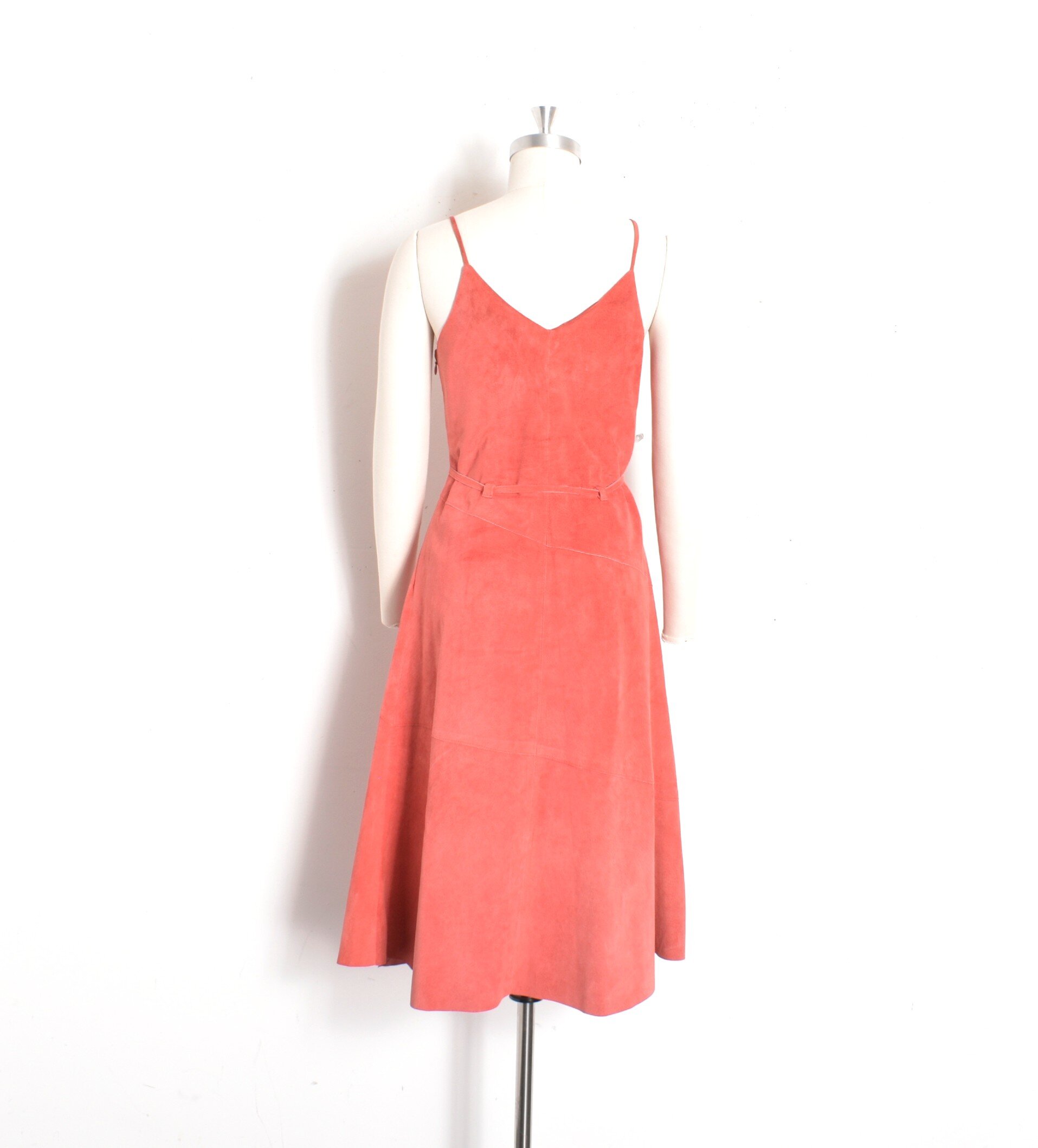 1980s salmon suede dress.jpeg
