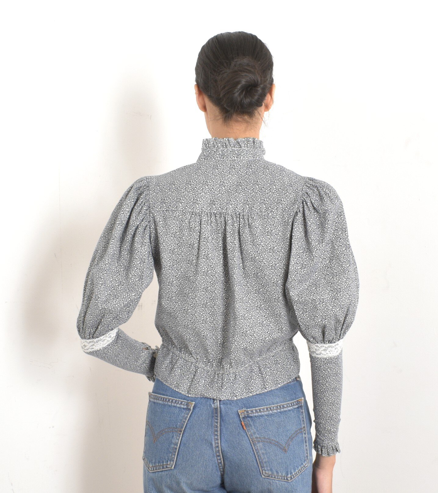 70s you babes mutton sleeve blouse.jpeg