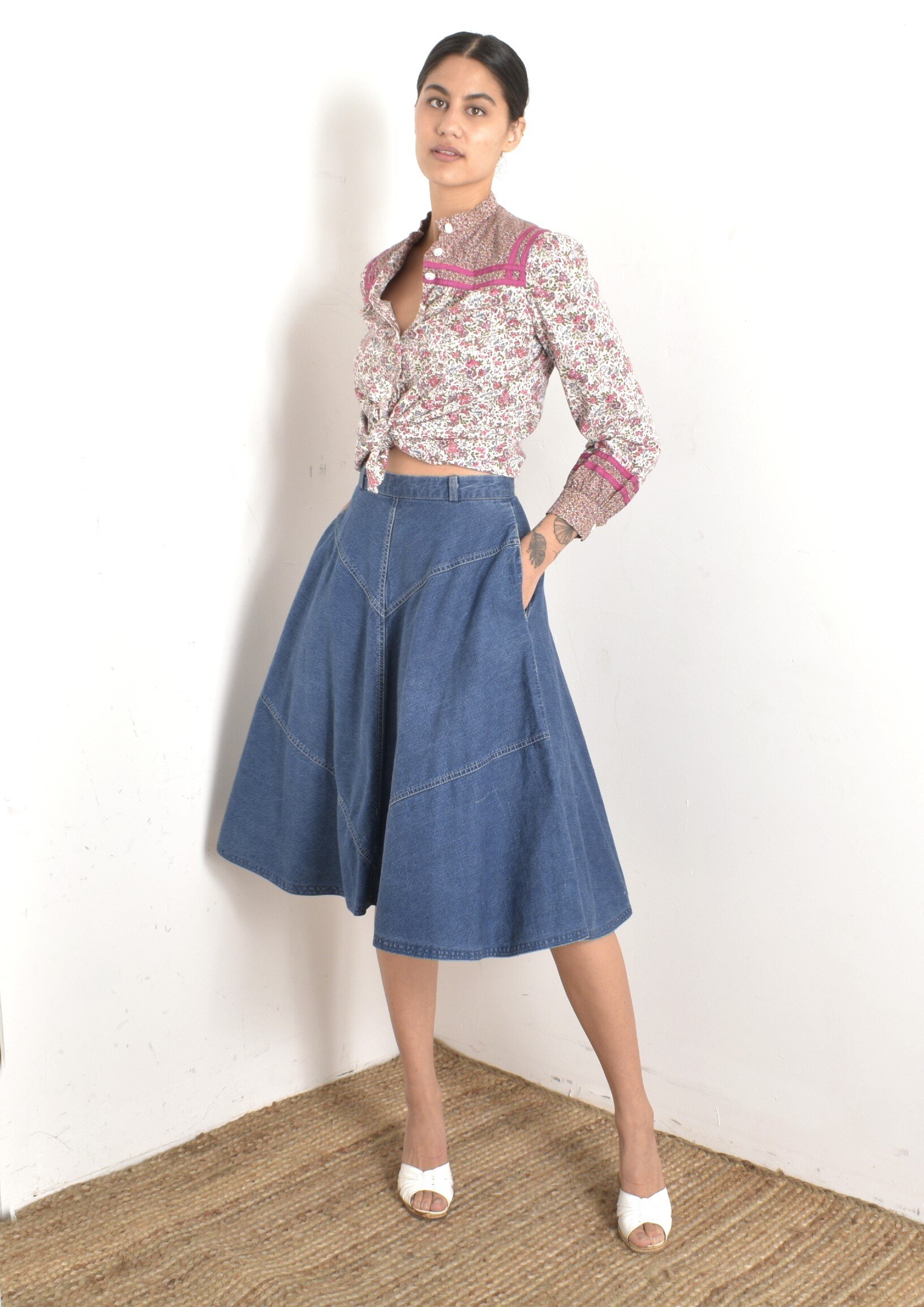 70s full denim skirt1.jpeg